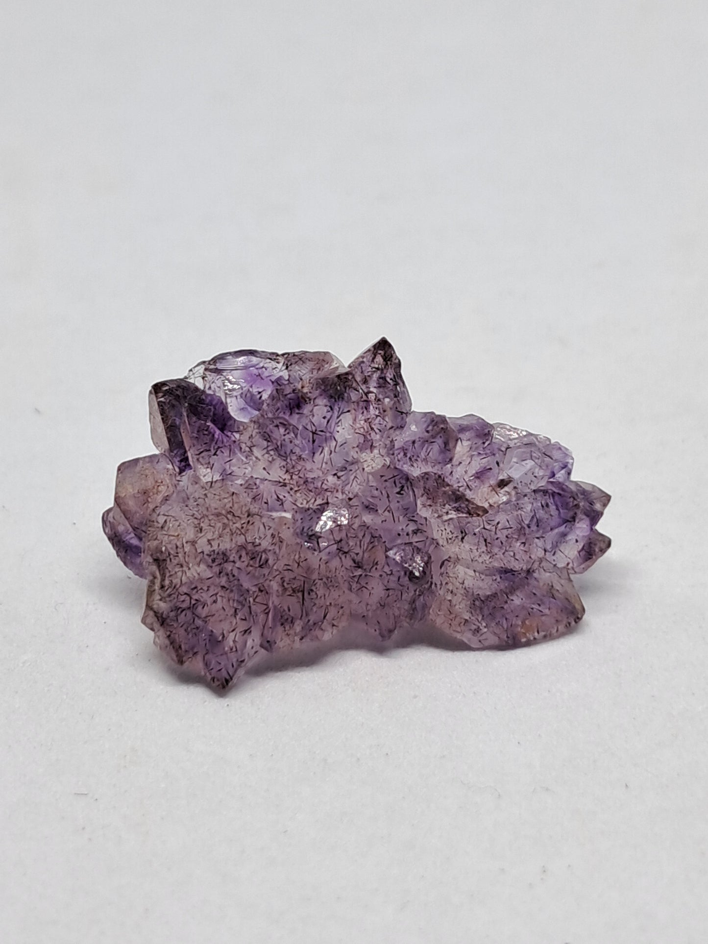 Amethyst Scepter Cluster w/ Goethite (Karur) Crystal Cluster | Natural Stone | Mineral Specimen #KA47