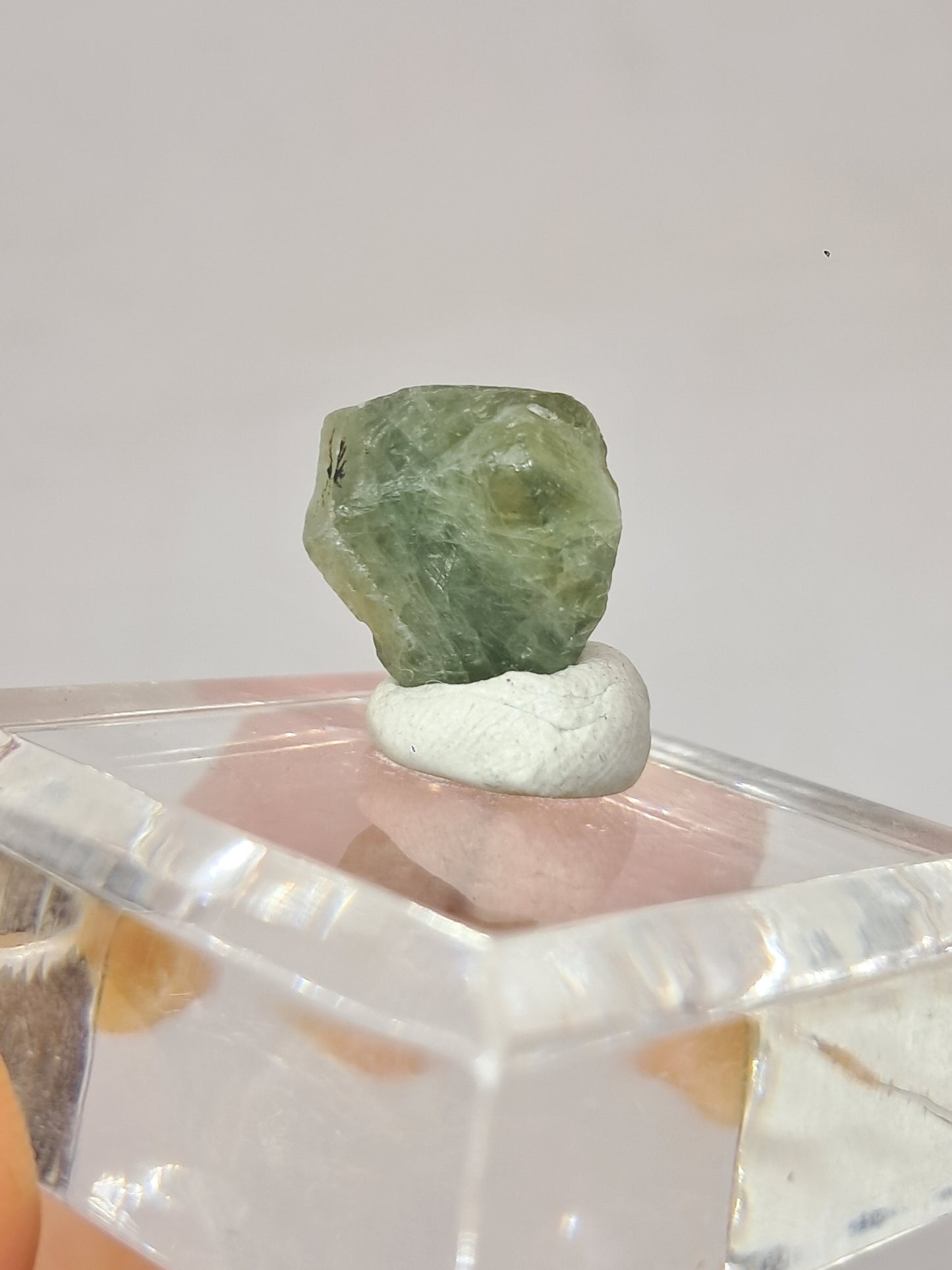 Natural Greenish-Blue *Teal* Sapphire Crystal (Karur) Rough Stone | Mineral Specimen #SP34