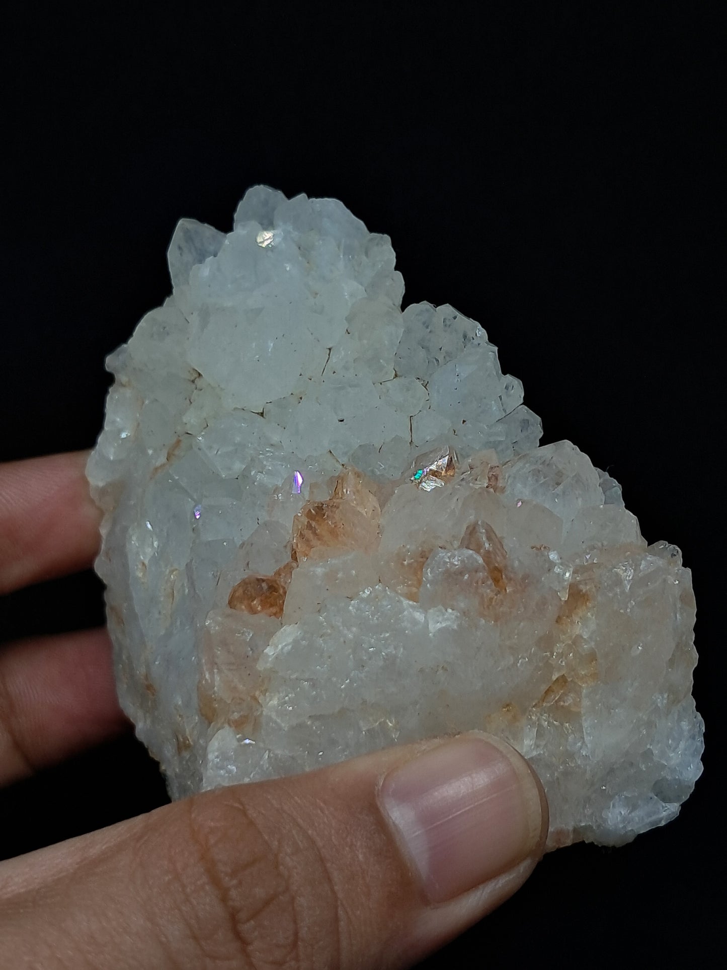 Iris Quartz (Anandalite) cluster #AQ7 Non-precious stone)