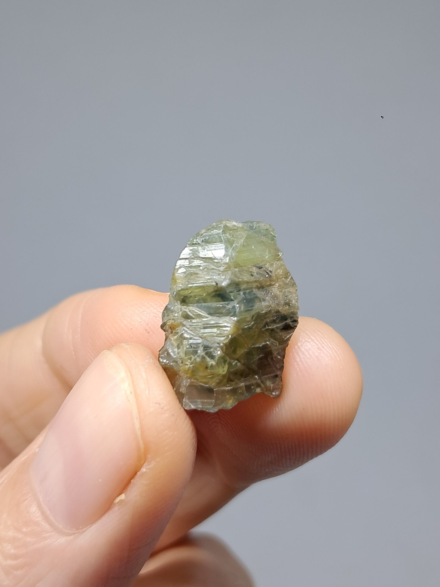 Natural Greenish-Blue *Teal* Sapphire Crystal (Karur) Rough Stone | Mineral Specimen #SP28