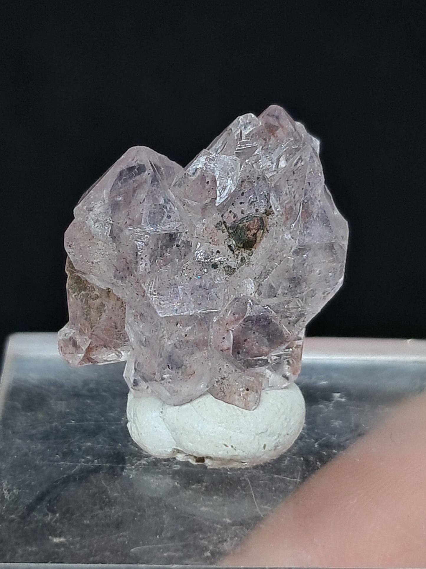 Amatista "Super Seven" Elestial (Karur) | Cristal en bruto | Piedra natural | Ejemplar mineral n.° KA108