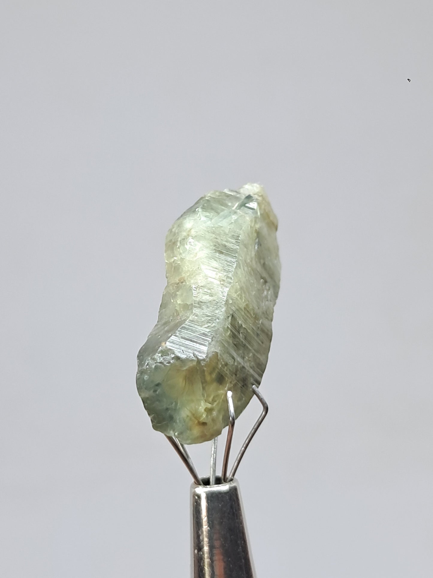 Natural Teal Green Sapphire Crystal (Karur) Rough Stone | Mineral Specimen #SP38
