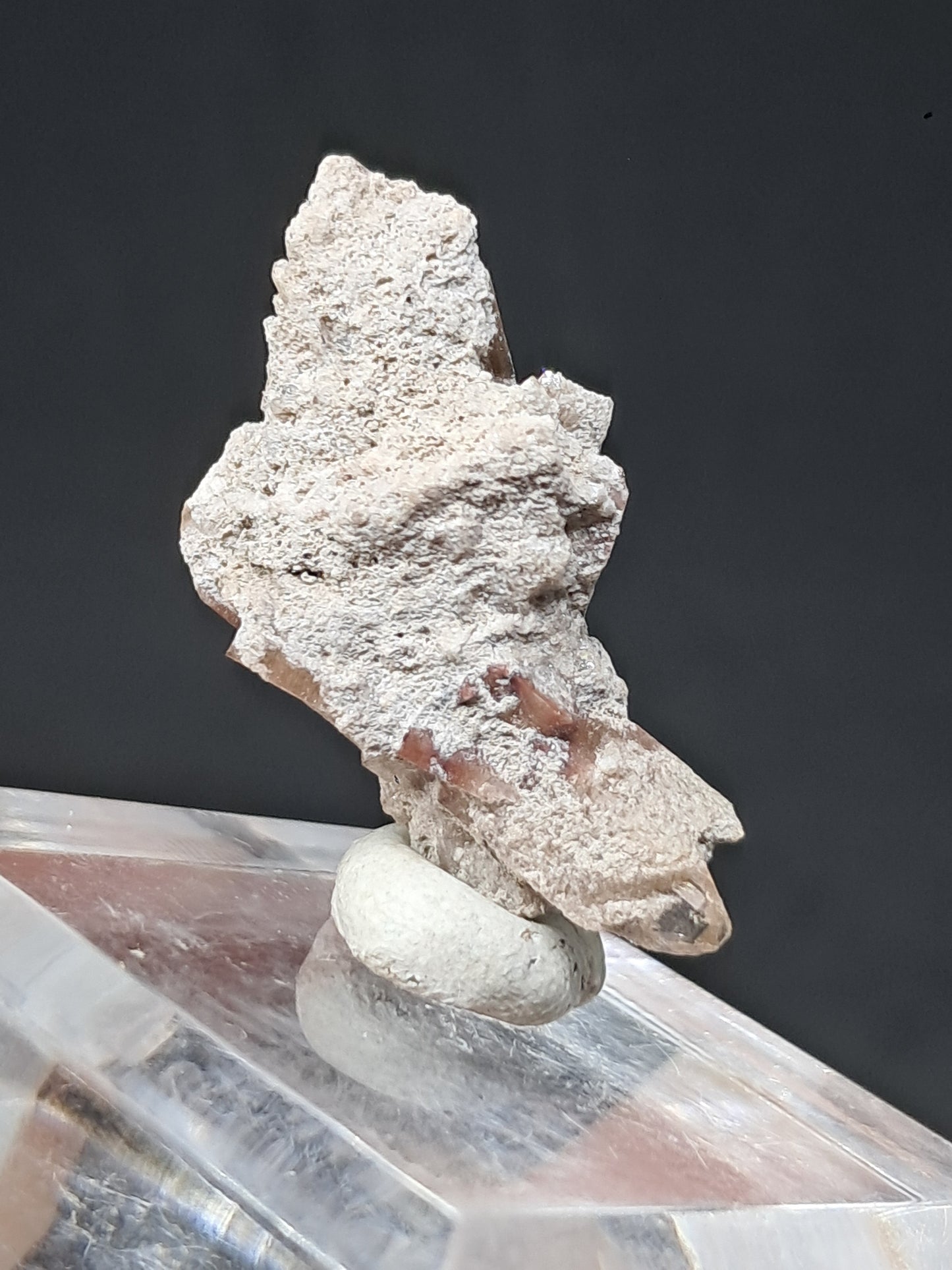 Cristales de topacio natural en matriz (México), piedra preciosa rara | Ejemplar mineral n.° TPZ23