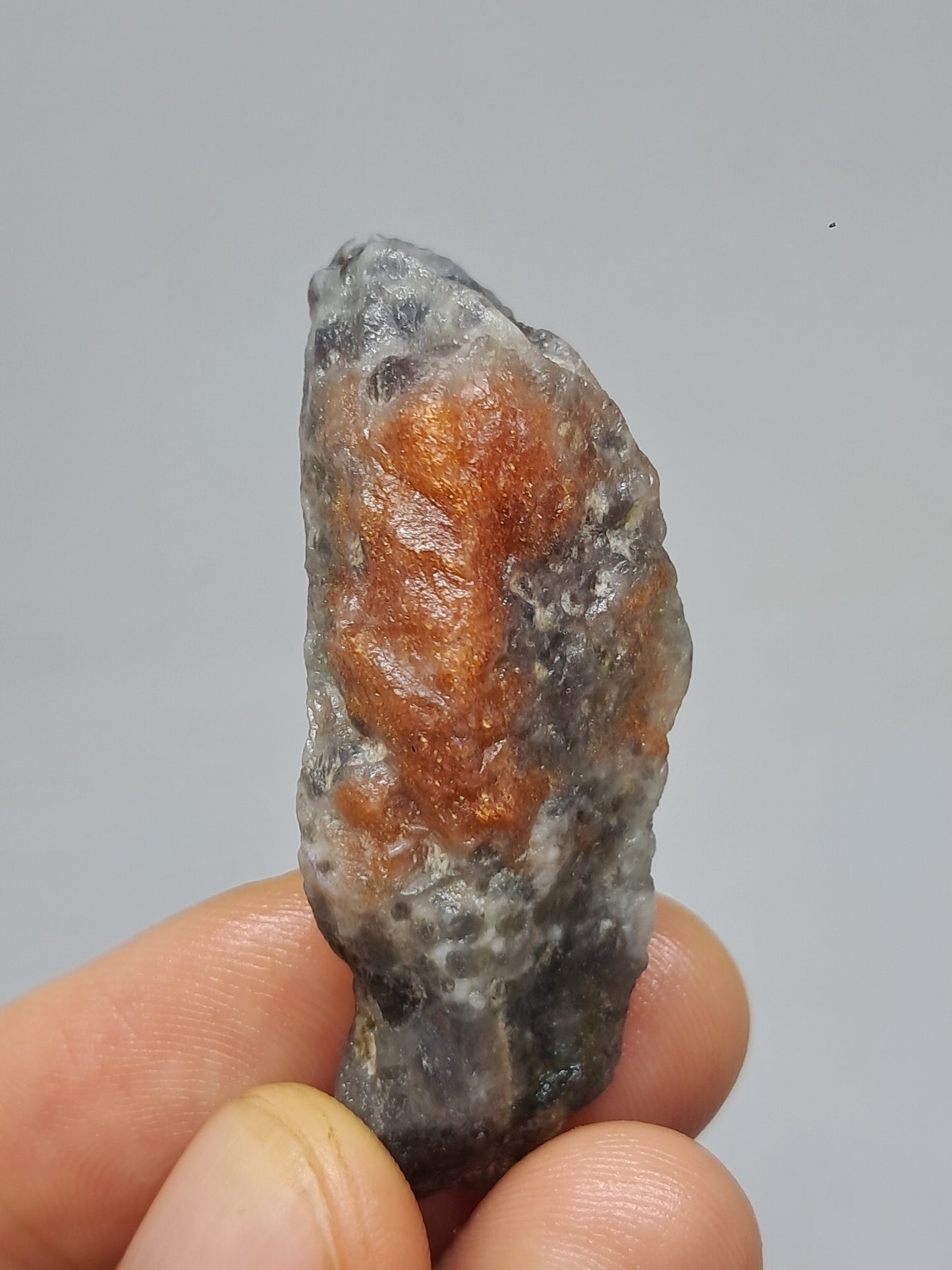 Sunstone w/ Iolite (Tamil Nadu) Rough Stone | Natural Crystal | Mineral Specimen #SI10