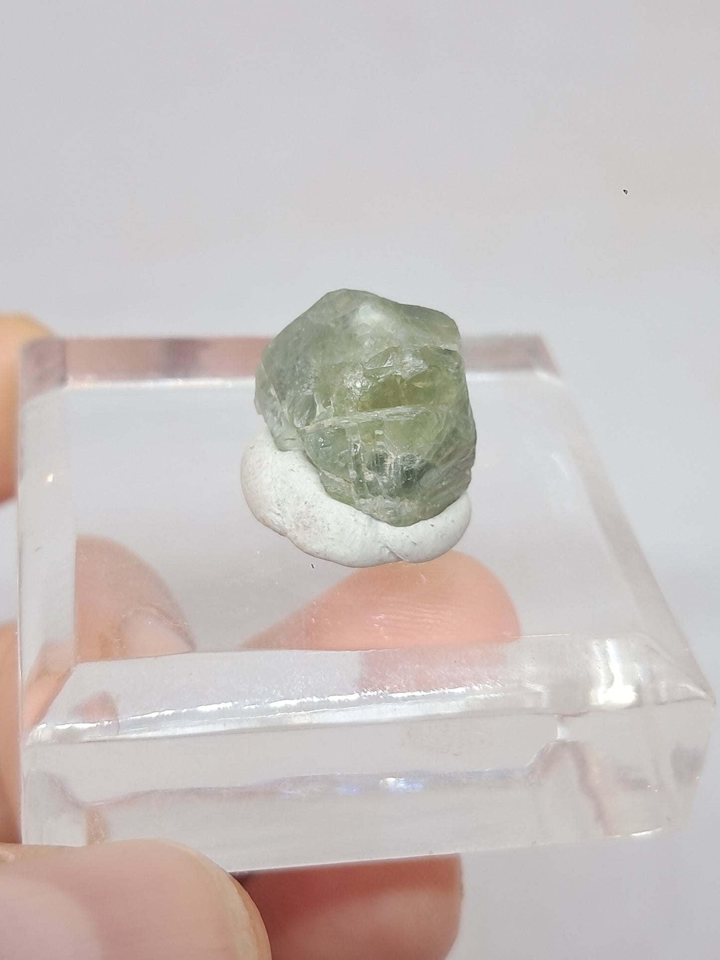Natural Greenish-Blue *Teal* Sapphire Crystal (Karur) Rough Stone | Mineral Specimen #SP34