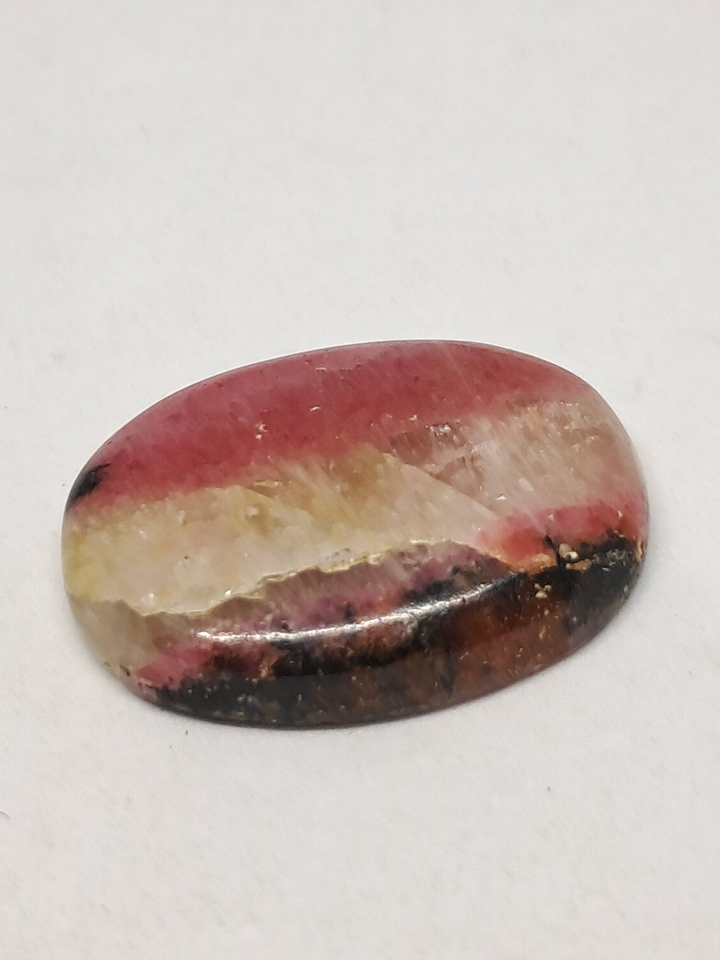Rhodonite Cabochon | Natural Polished Stone #PQ10