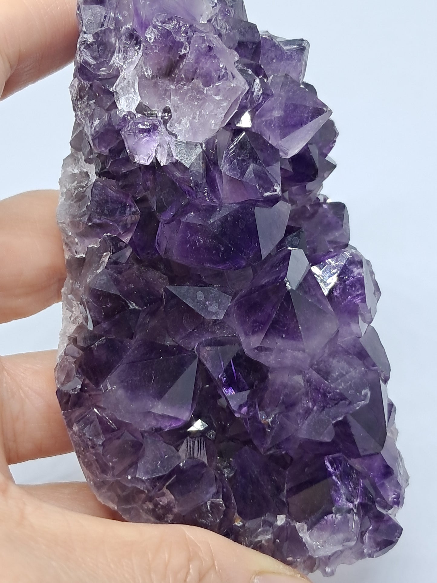 Amethyst Cluster (Madhya Pradesh) | Natural Stone | Deep Purple | Quartz #AM12