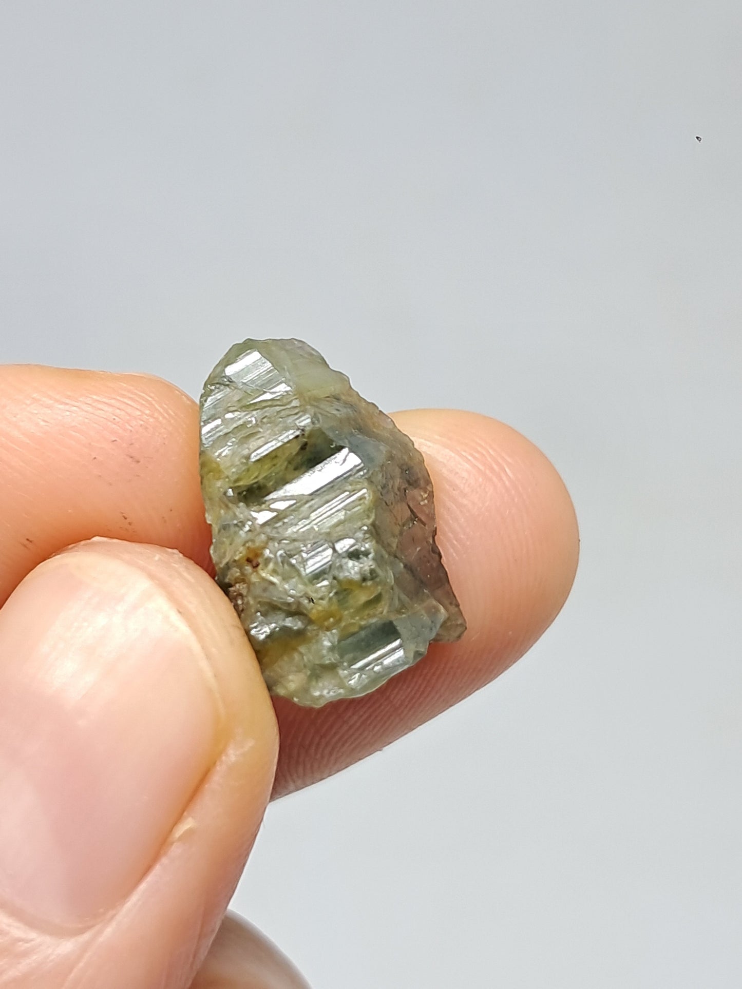 Natural Greenish-Blue *Teal* Sapphire Crystal (Karur) Rough Stone | Mineral Specimen #SP28