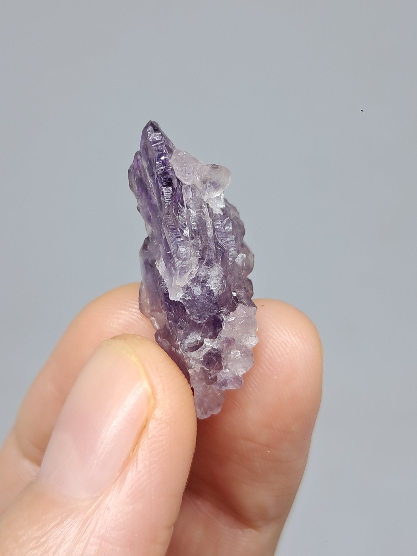 Set of 3 Amethyst from Karur | Natural Crystals | Mineral Specimen #KA171