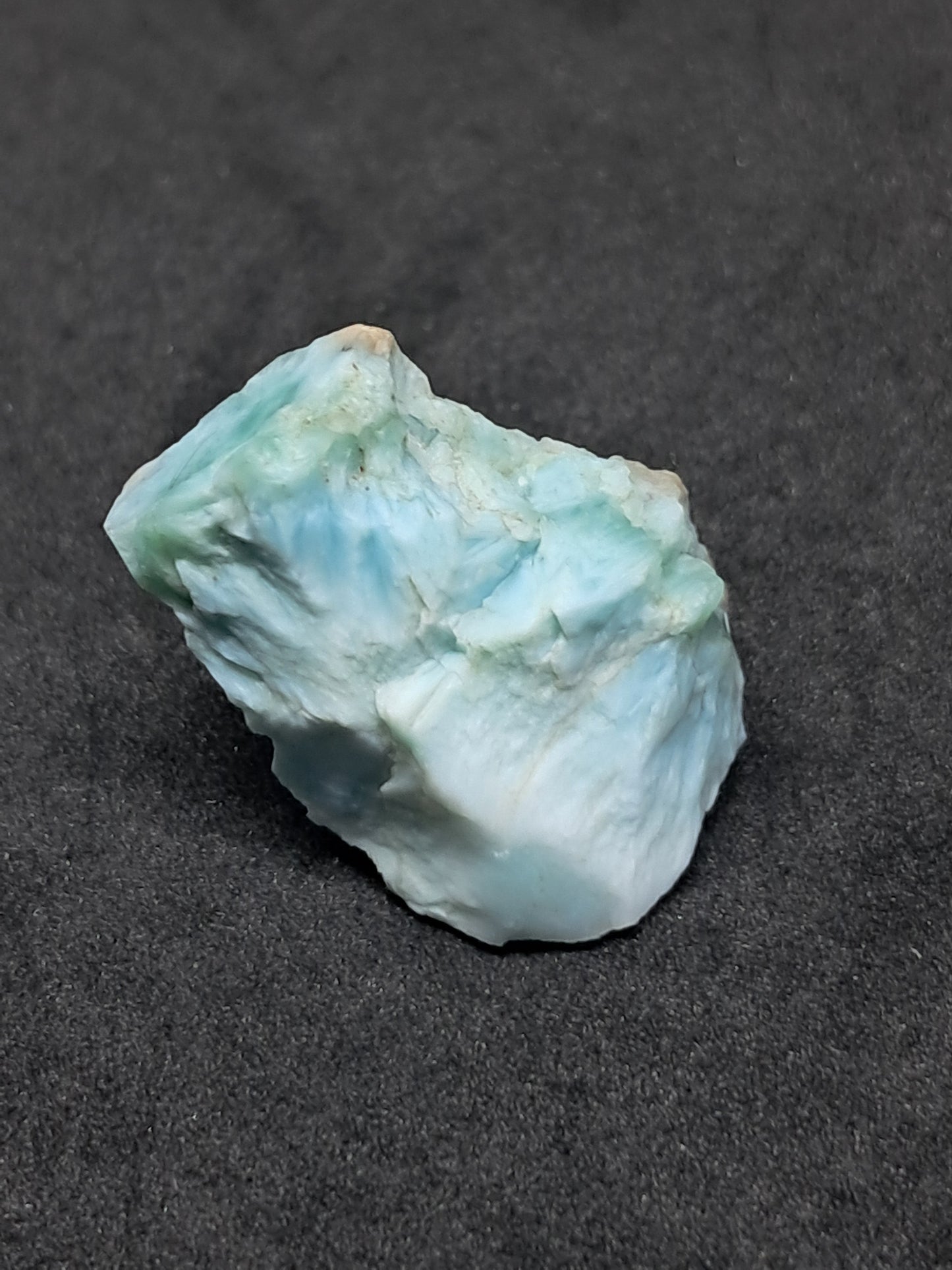Larimar Raw Slice (Non-precious Natural Stone) #LM12