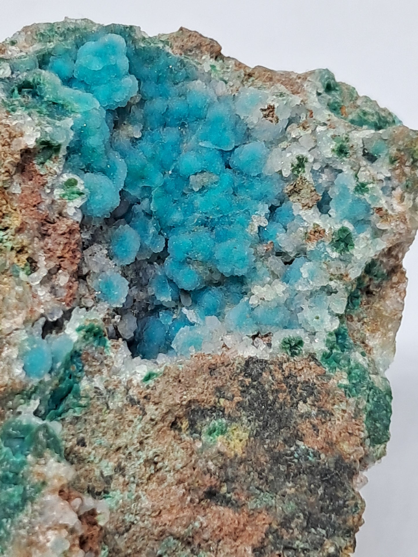 Crystallized Chrysocolla (Non-precious mineral) #CC3