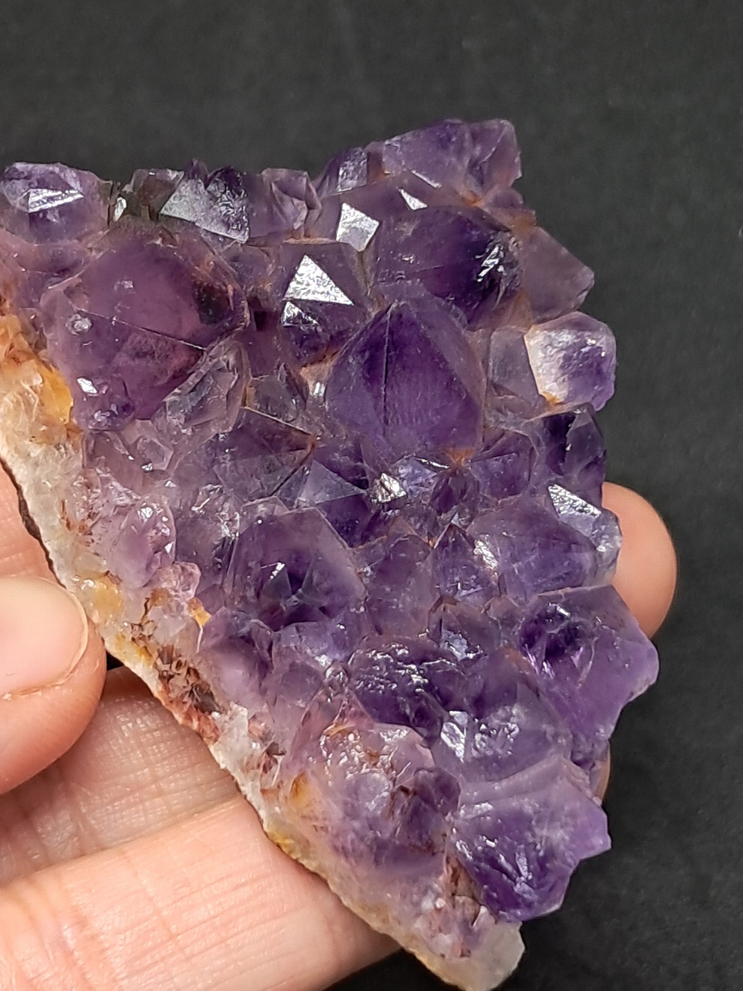 Amethyst Cluster (Madhya Pradesh) | Deep Purple | Mineral Specimen #AM15