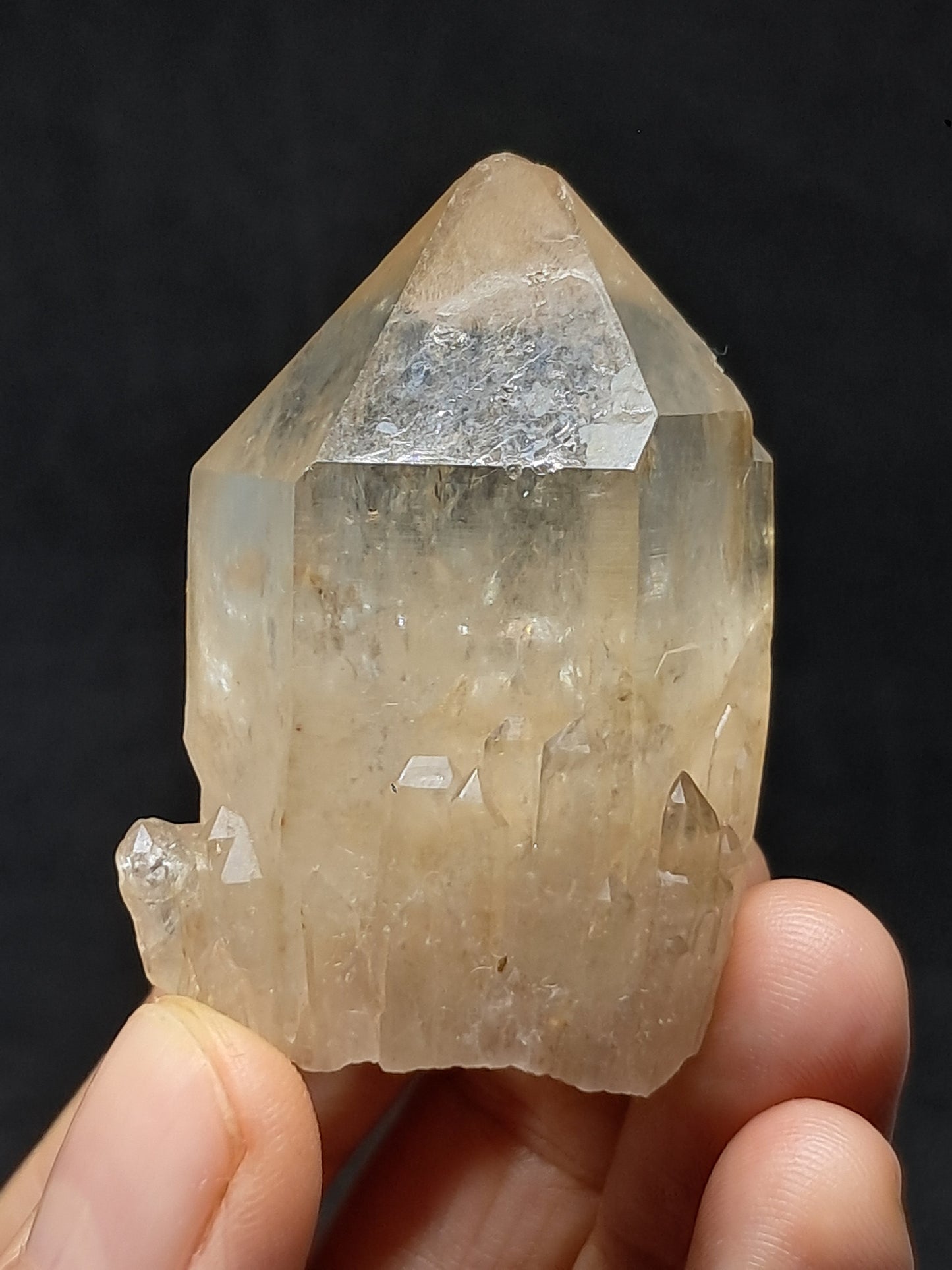 Natural Citrine "Kundalini" (Democratic Republic of Congo) Crystal Point | Mineral Specimen #CTN22