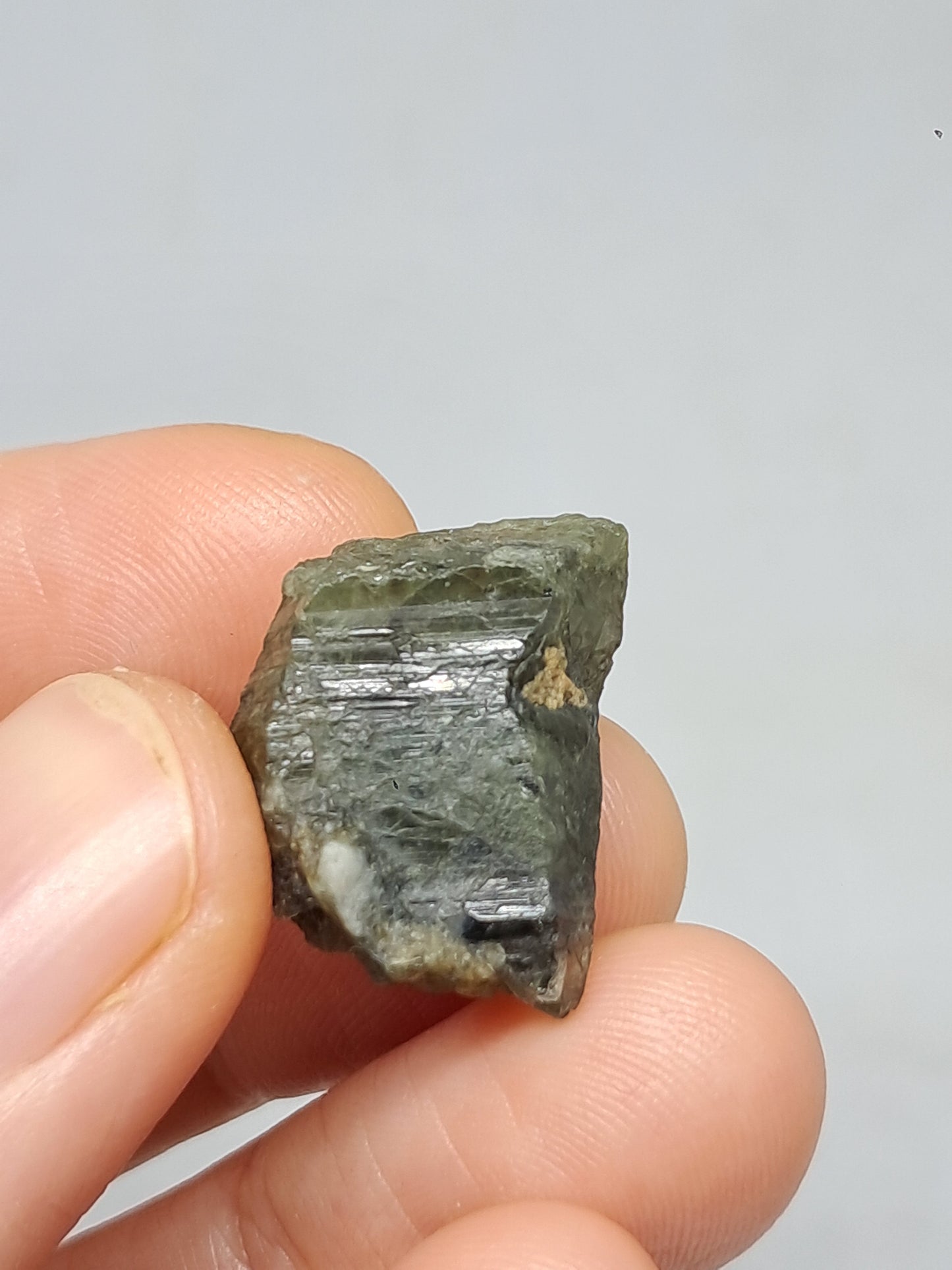 Natural Greenish-Blue *Teal* Sapphire Crystal (Karur) Rough Stone | Mineral Specimen #SP21
