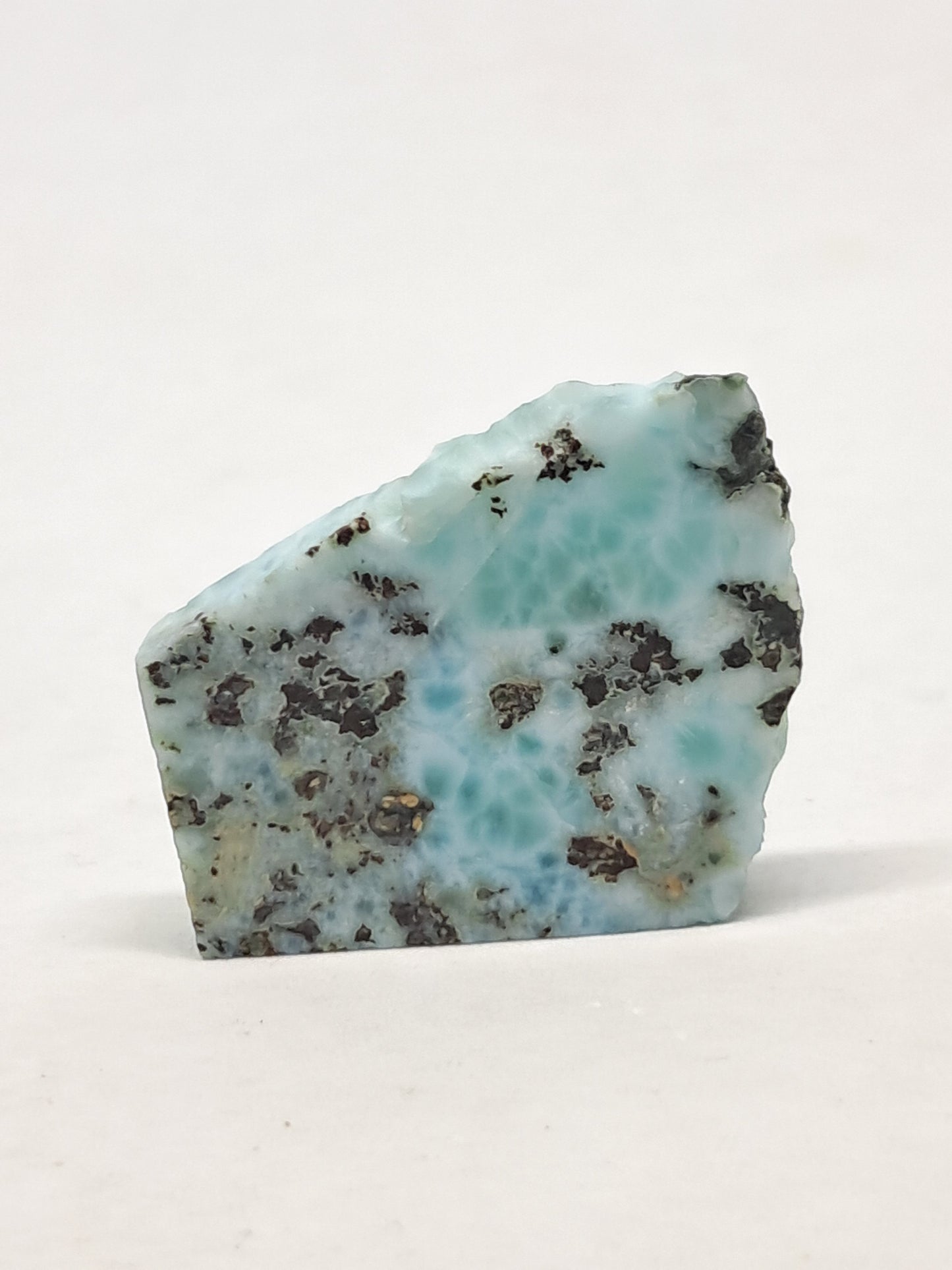 Larimar Raw Slice (Non-precious Natural Stone) #LM1