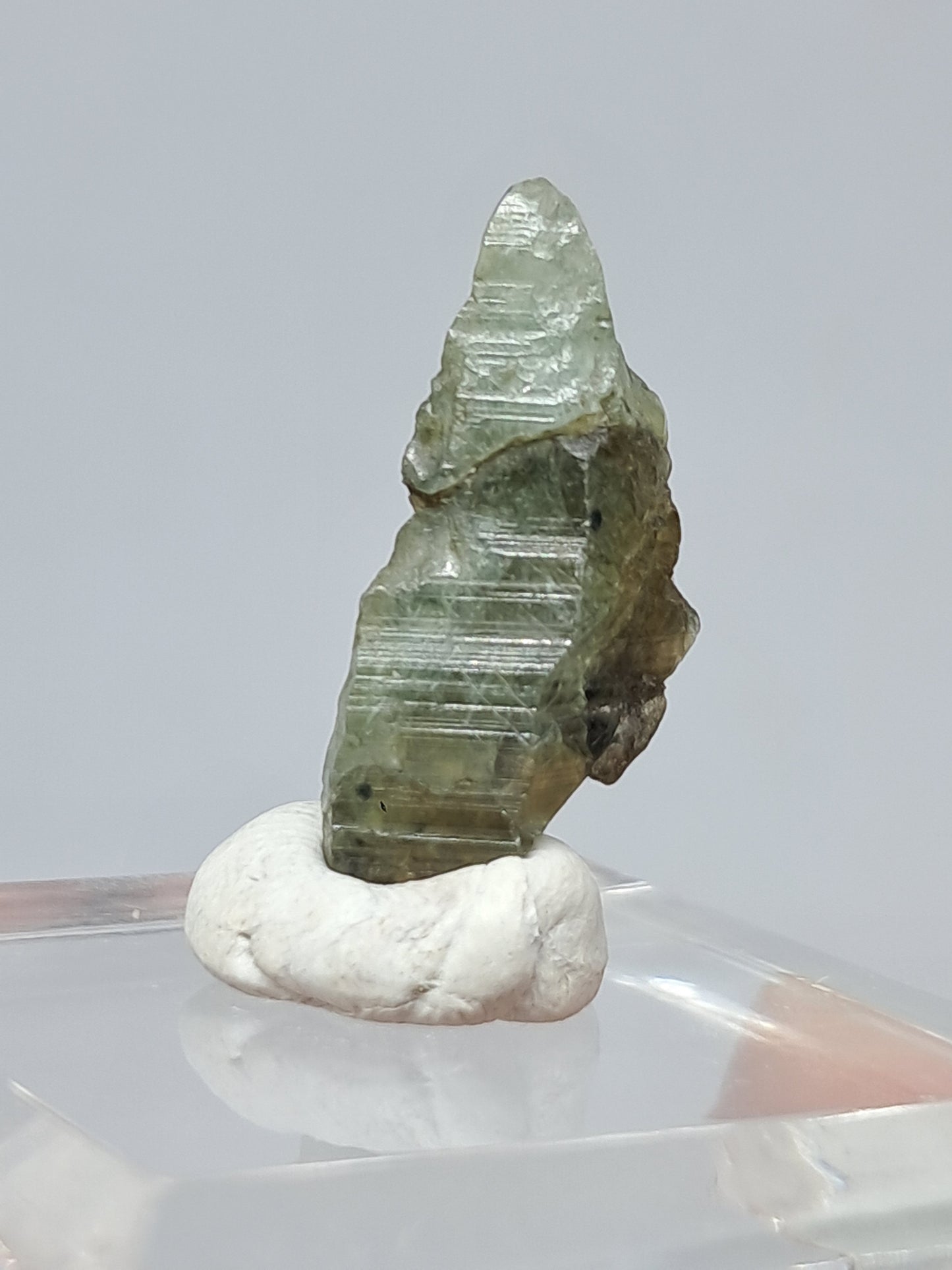 Natural Greenish-Blue *Teal* Sapphire Crystal (Karur) Rough Stone | Mineral Specimen #SP29