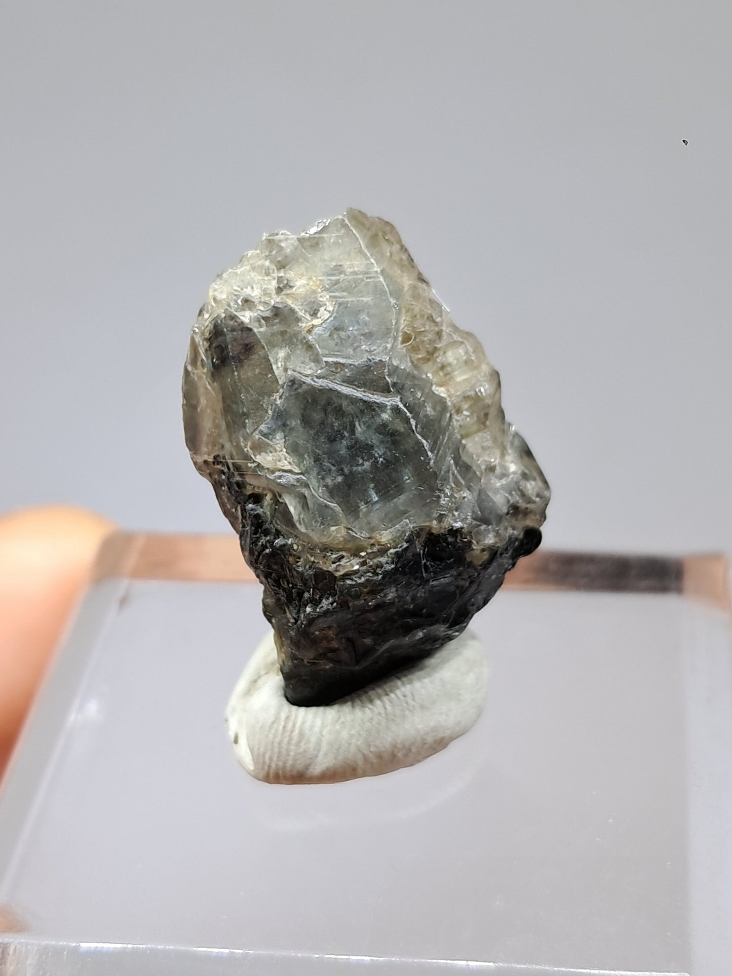 Natural Green Sapphire Crystal (Karur) Rough Stone | Mineral Specimen #SP31