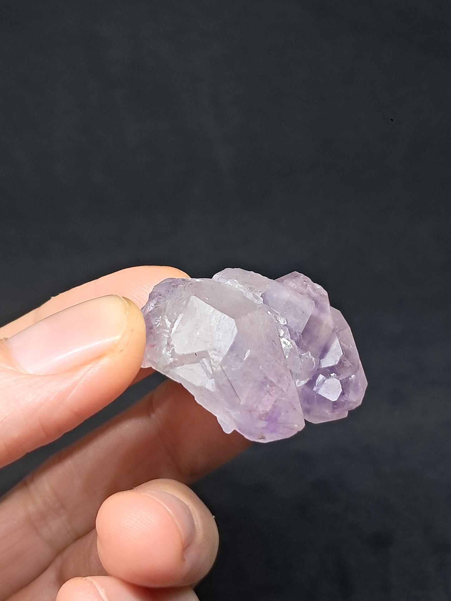 Amatista en racimo (Karur) | Cristal en bruto | Piedra natural | Ejemplar mineral n.° KA126