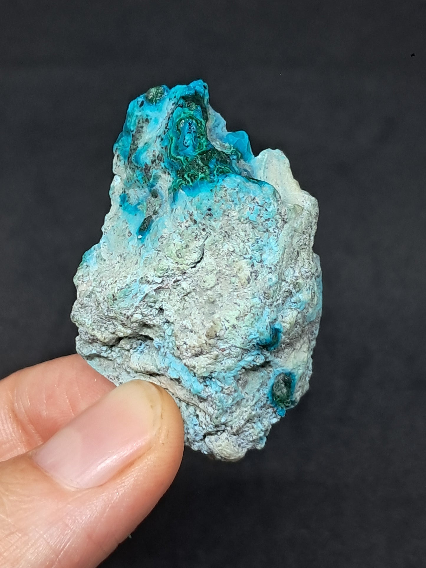 Chrysocolla Malachite (Democratic Republic of Congo) Raw Stone | Rough Crystal | Natural Mineral Specimen #CM6