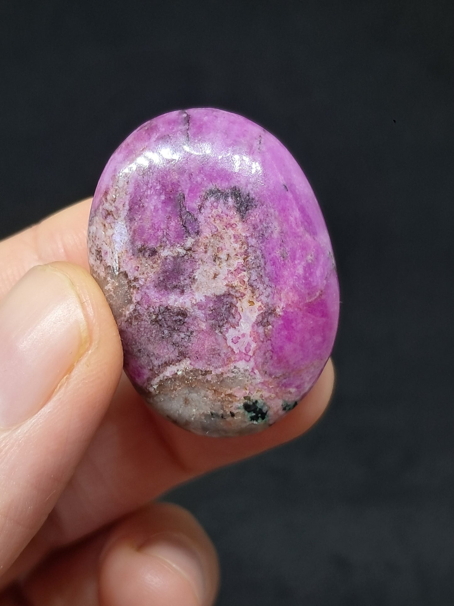 Cobaltoan Calcite Palmstone | Polished Natural Stone
