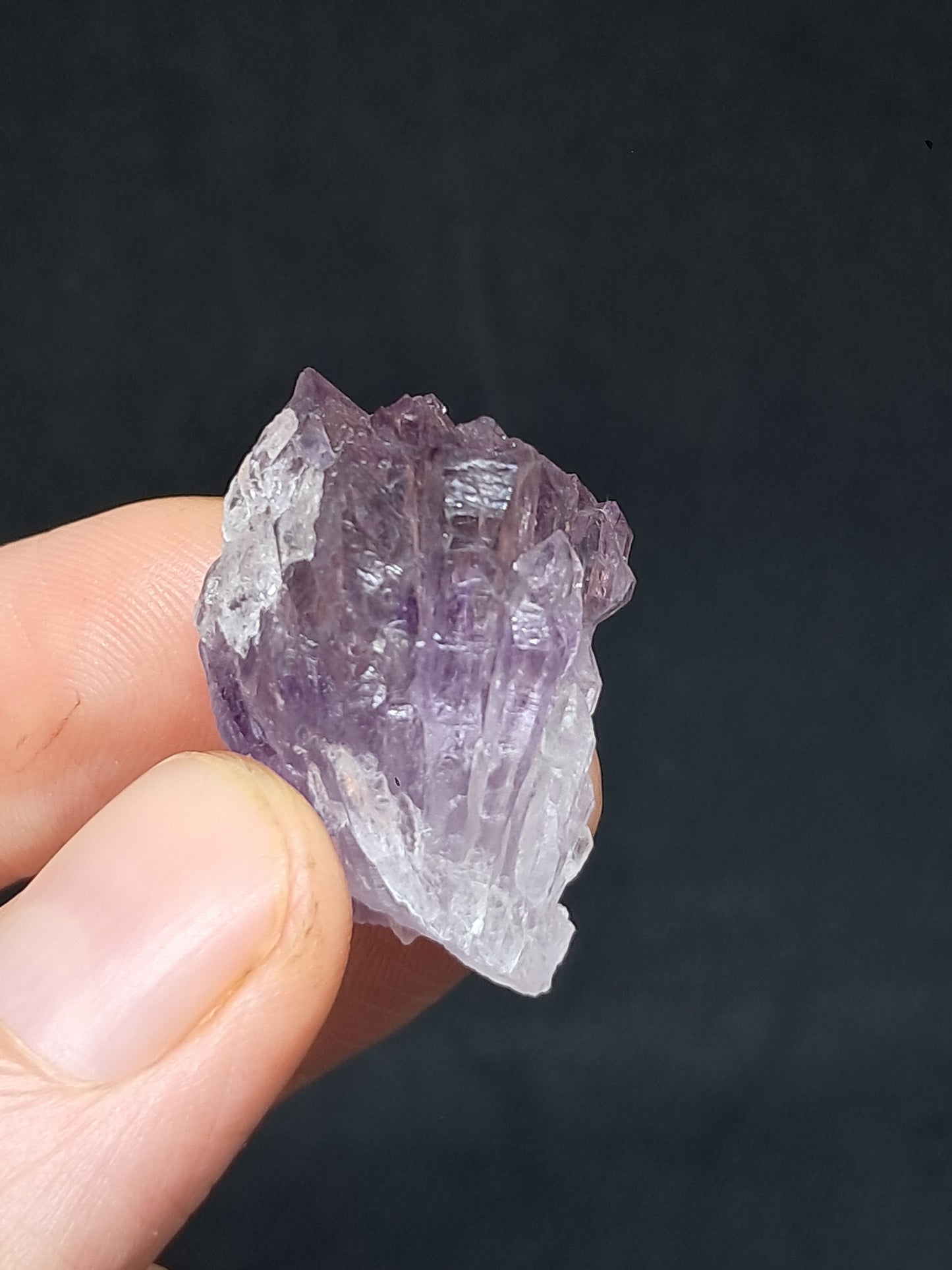 Amatista Elestial (Karur) | Cristal en bruto | Piedra Natural | Espécimen mineral #KA132