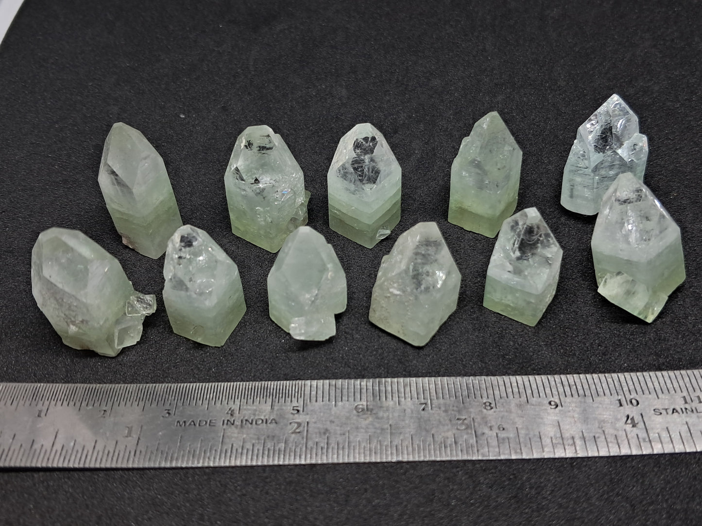 Green Apophyllite Single Points (Ajanta) 20-25 mm | Natural Crystal | Mineral Specimen #AP1