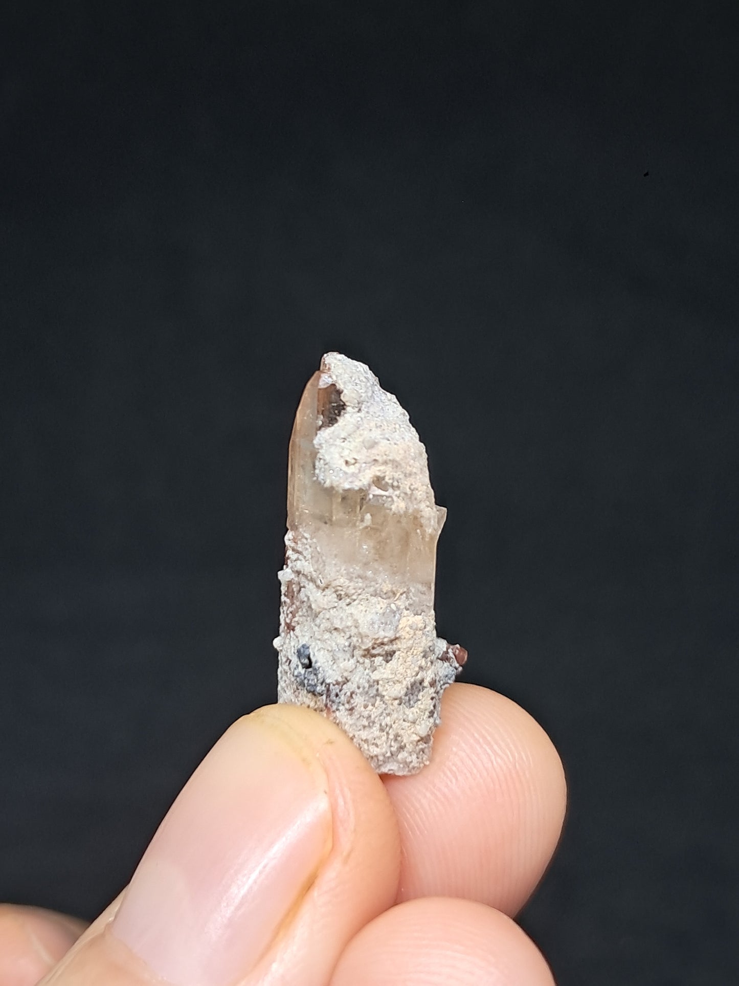 Cristal de topacio natural (México), piedra preciosa rara | Ejemplar mineral n.° TPZ5