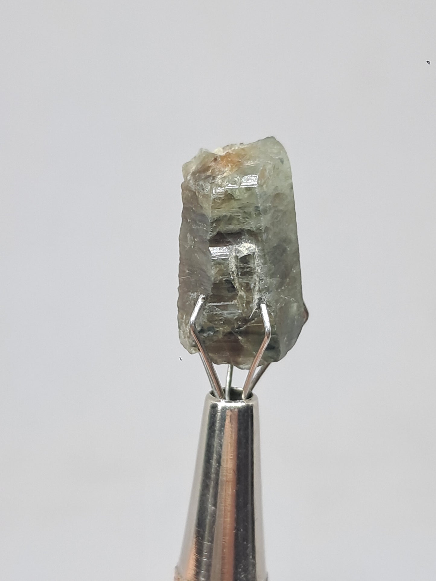 Natural Green Sapphire Crystal (Karur) Rough Stone | Mineral Specimen #SP36
