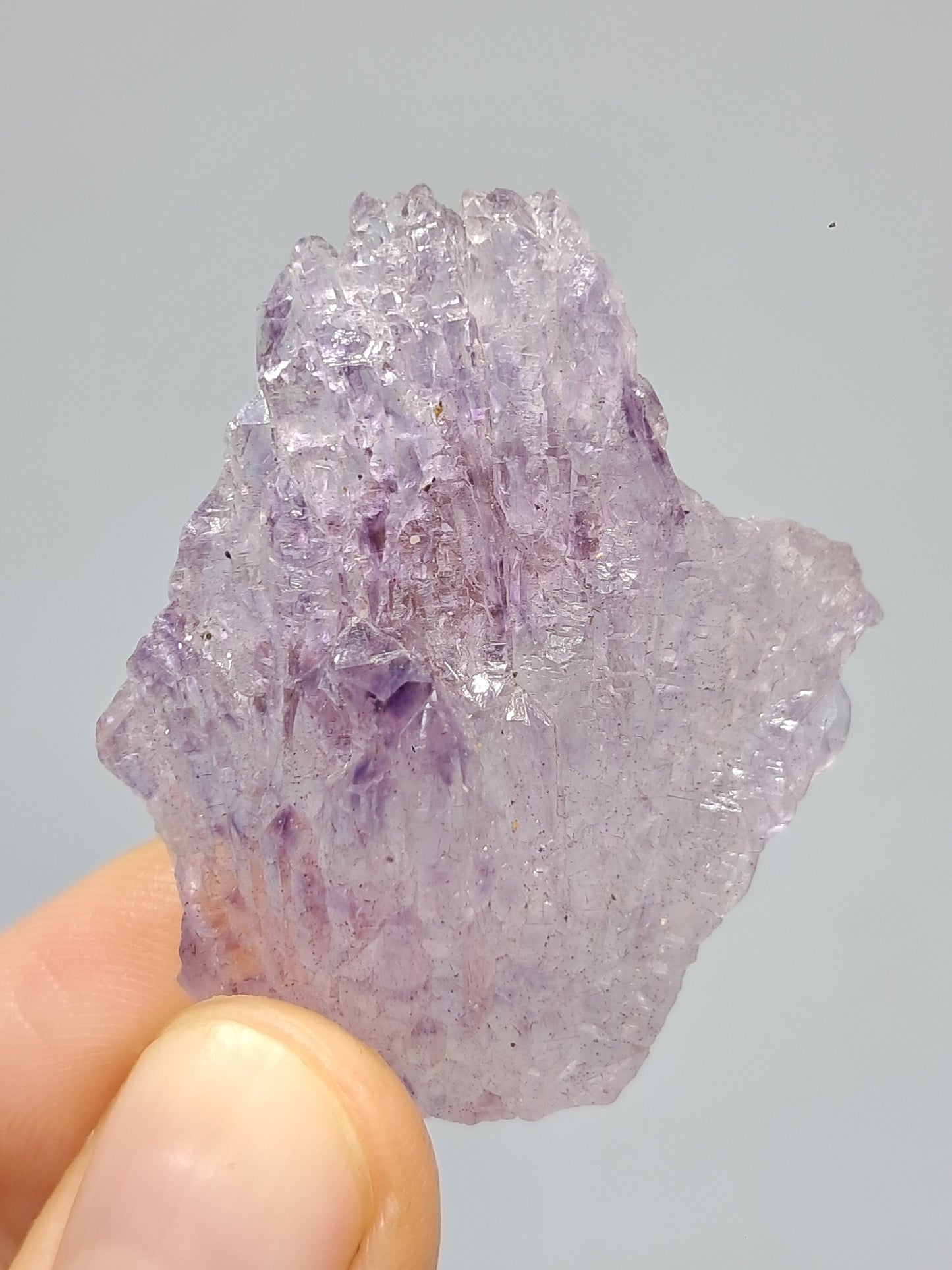 Amethyst Scepter Cluster w/ Goethite (Karur) Crystal Quartz Point | Natural Stone | Mineral Specimen #KA68