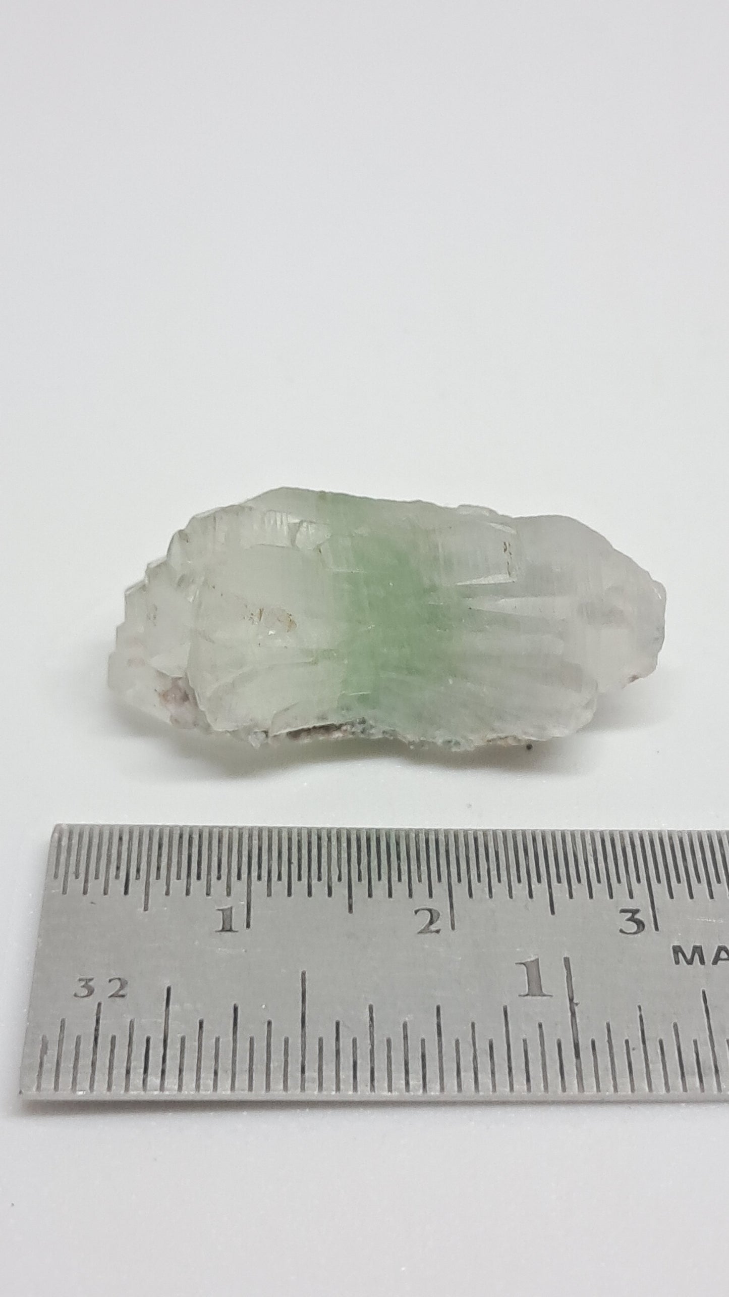 Green Apophyllite (Fluorapophyllite) (Ajanta) Natural Crystal | Mineral Specimen #GA31