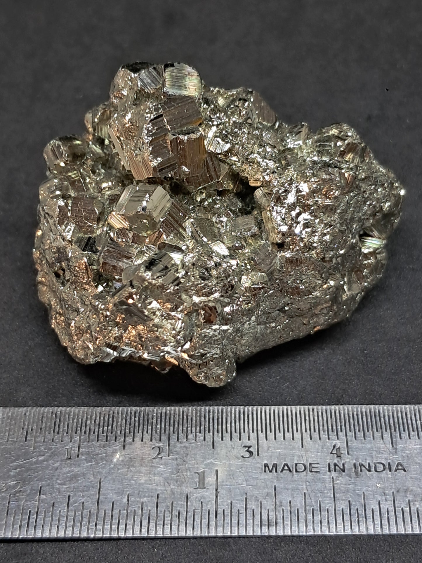 Pirita en Bruto (Perú) Drusa Natural | Muestra Mineral | Rocas y Cristales #PR24