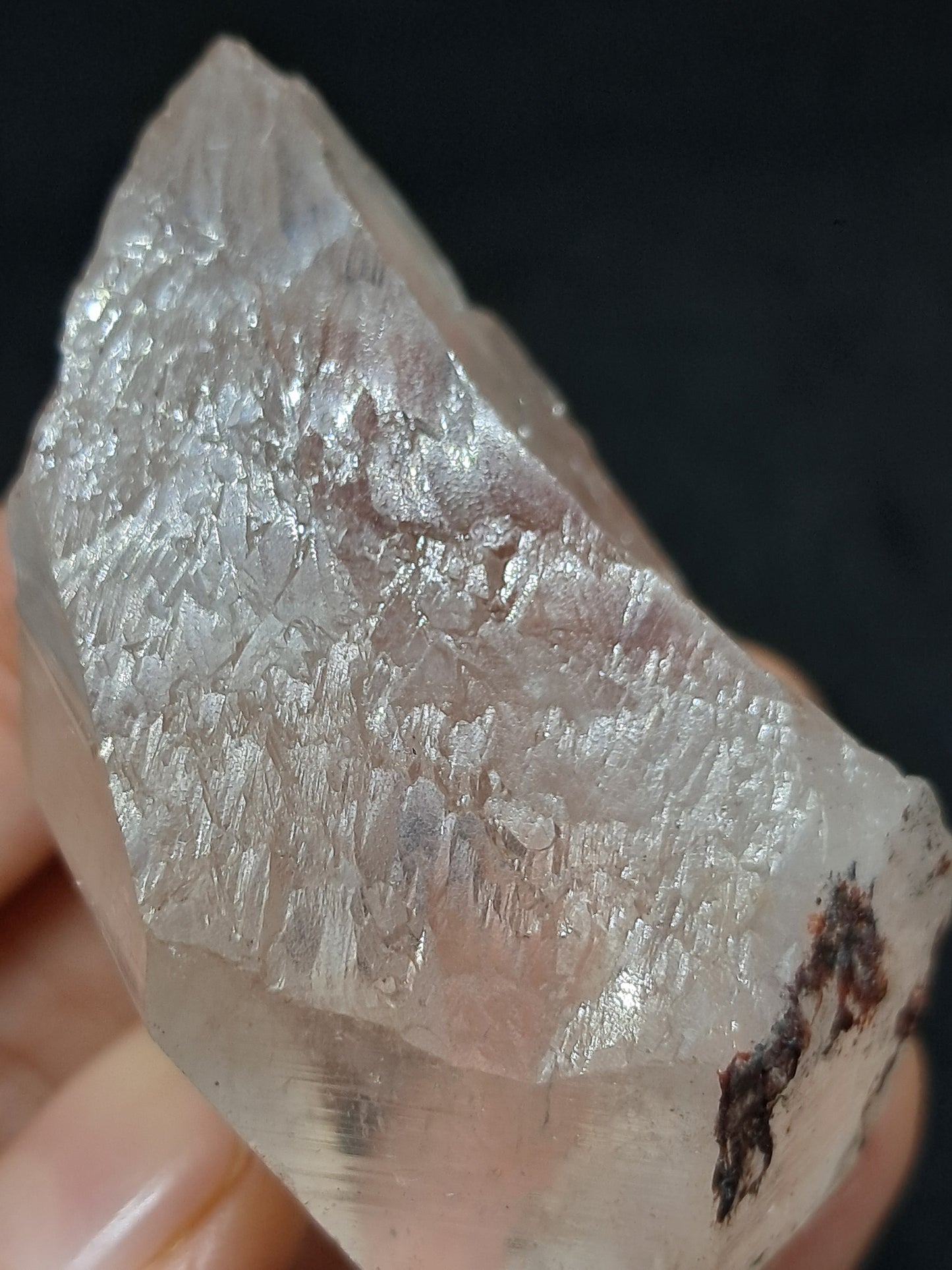 Himalayan Quartz Crystal Point with Pyrite Inclusions | Natural Stone | Mineral Specimen #CH52