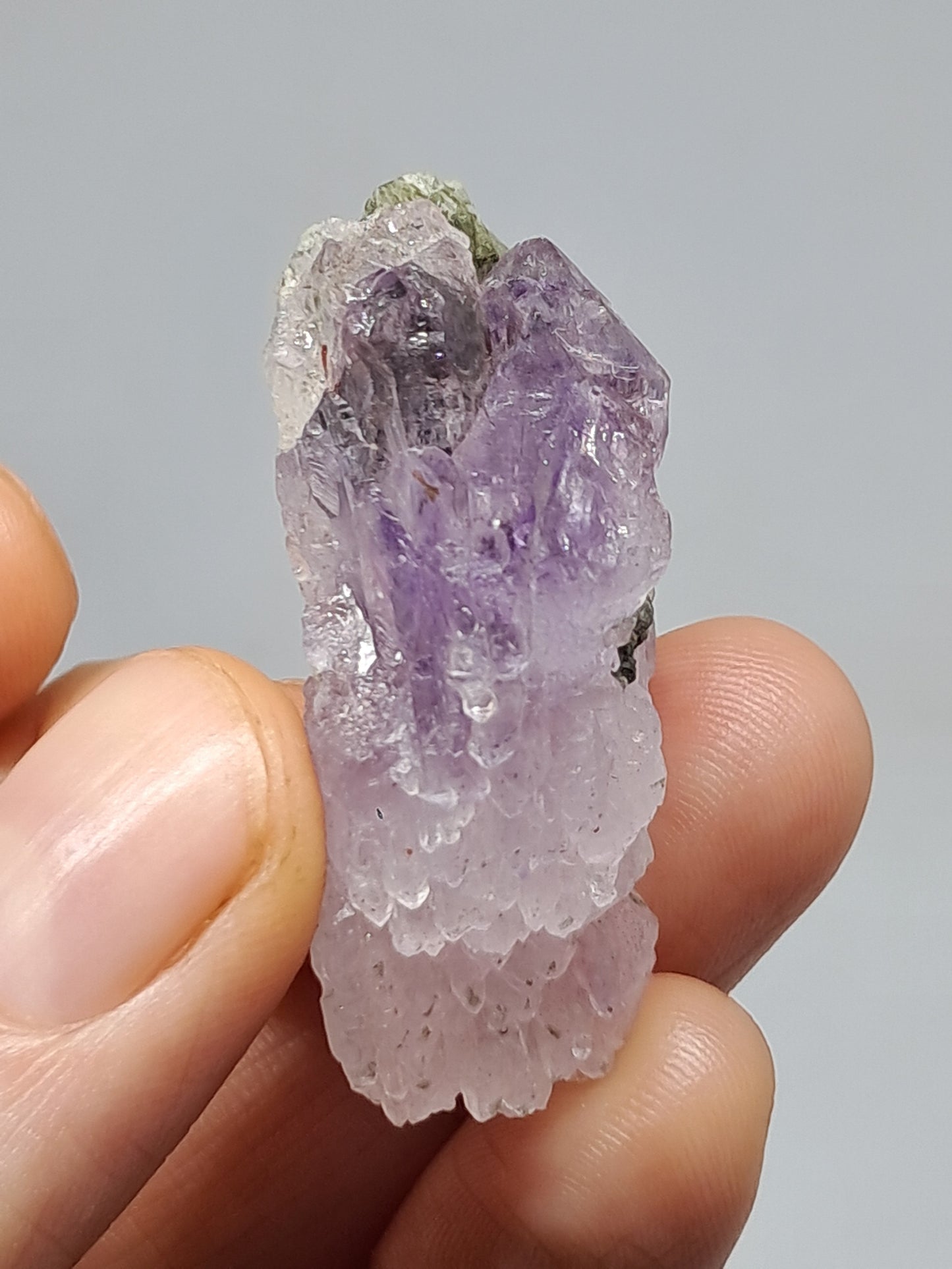 Amatista en racimo (Karur) | Cristal en bruto | Piedra natural | Ejemplar mineral n.° KA139