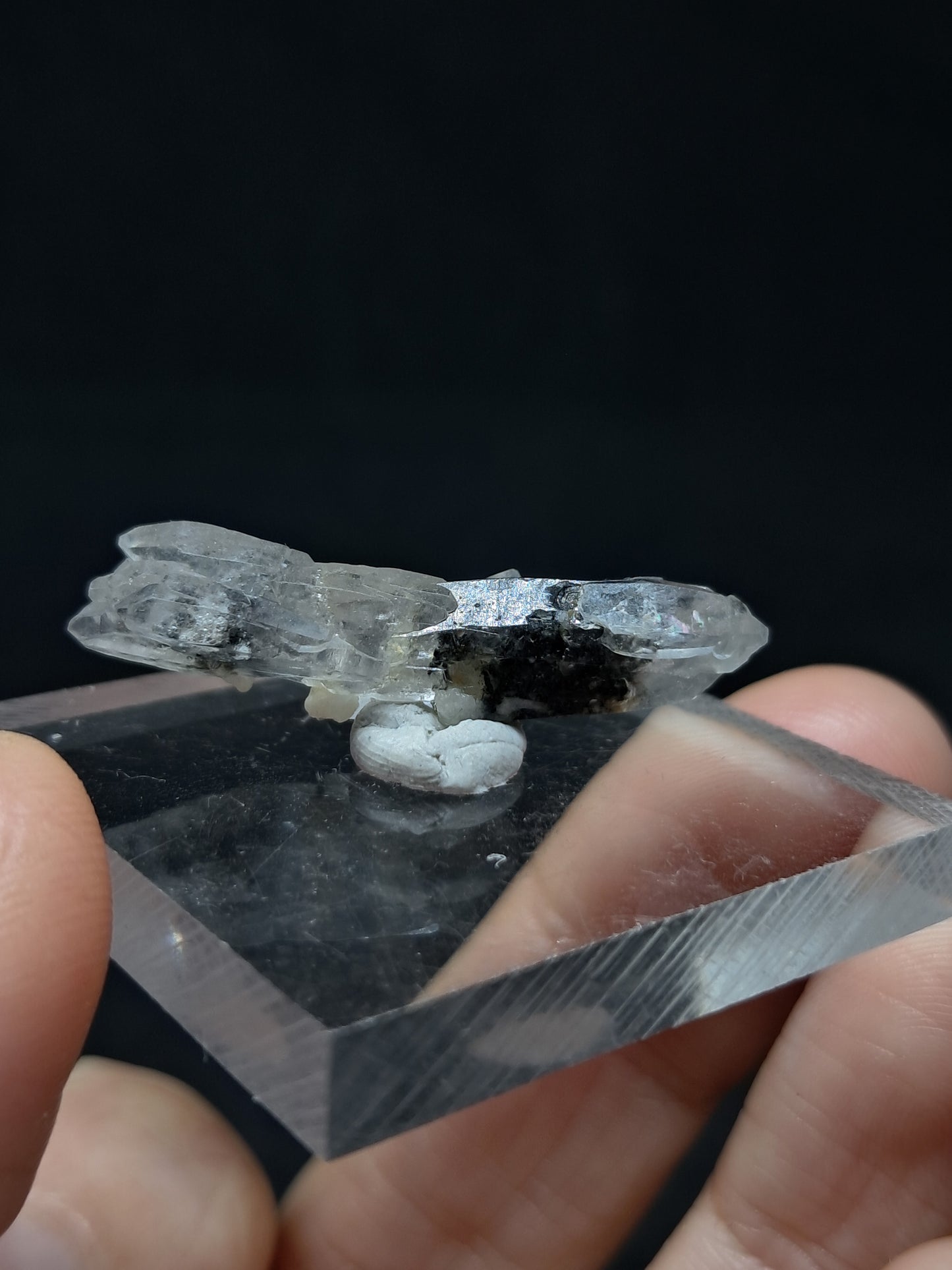 Tourmalinated Quartz Biterminated Crystal (Non-precious stone) #TQ23