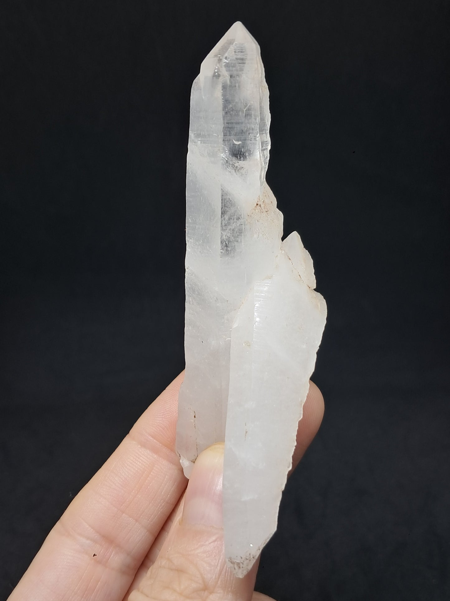 Himalayan Quartz Self-healed Crystal Point | Natural Crystal | Rough Stone | Mineral Specimen #CH46