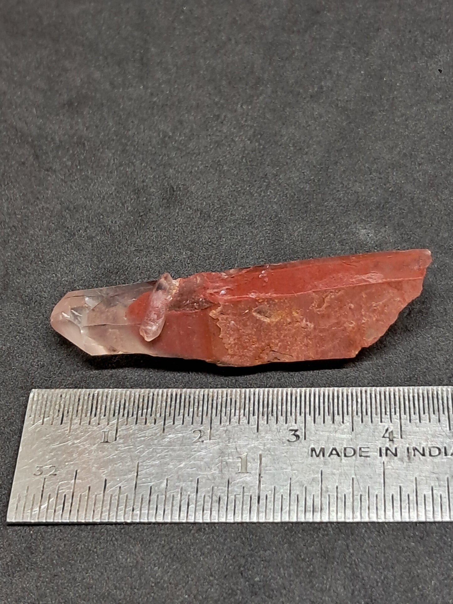 Hematite Phantom Quartz (Telangana) | Natural Crystal | Mineral Specimen #HPQ53