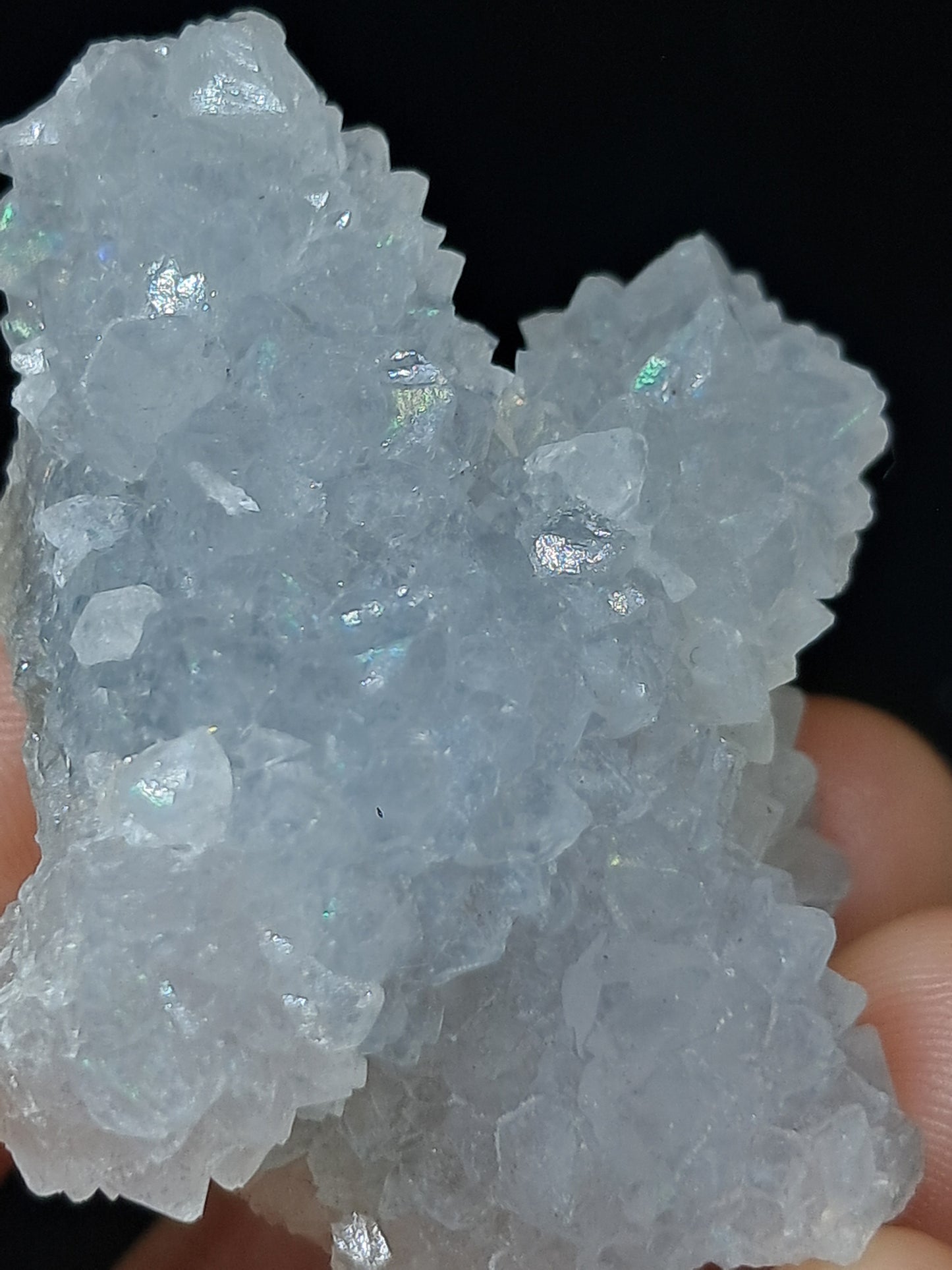 Iris Quartz (Aurangabad)| Anandalite | Stalactite Cluster | Natural Crystal #AQ36