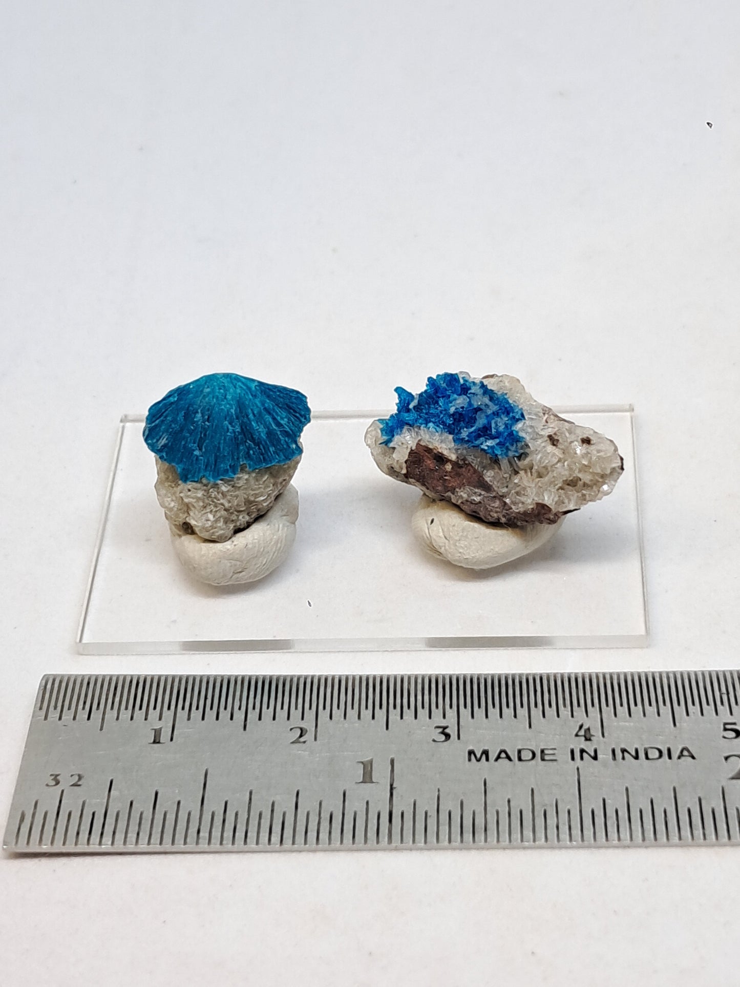 Set of Cavansite & Pentagonite on Matrix (Wagholi) Rough Stone | Natural Crystal | Rare Mineral Specimen #CV40