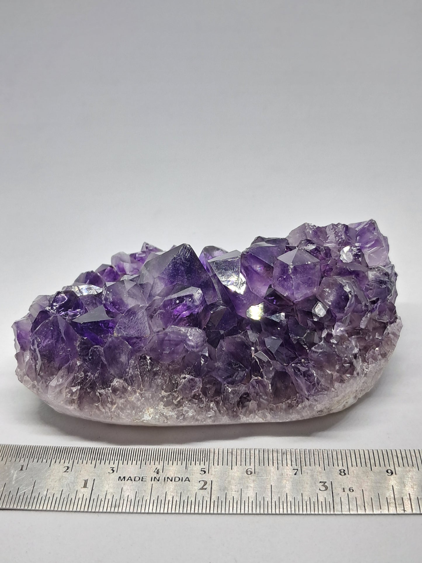 Amethyst Cluster (Madhya Pradesh) | Natural Stone | Deep Purple | Quartz #AM12