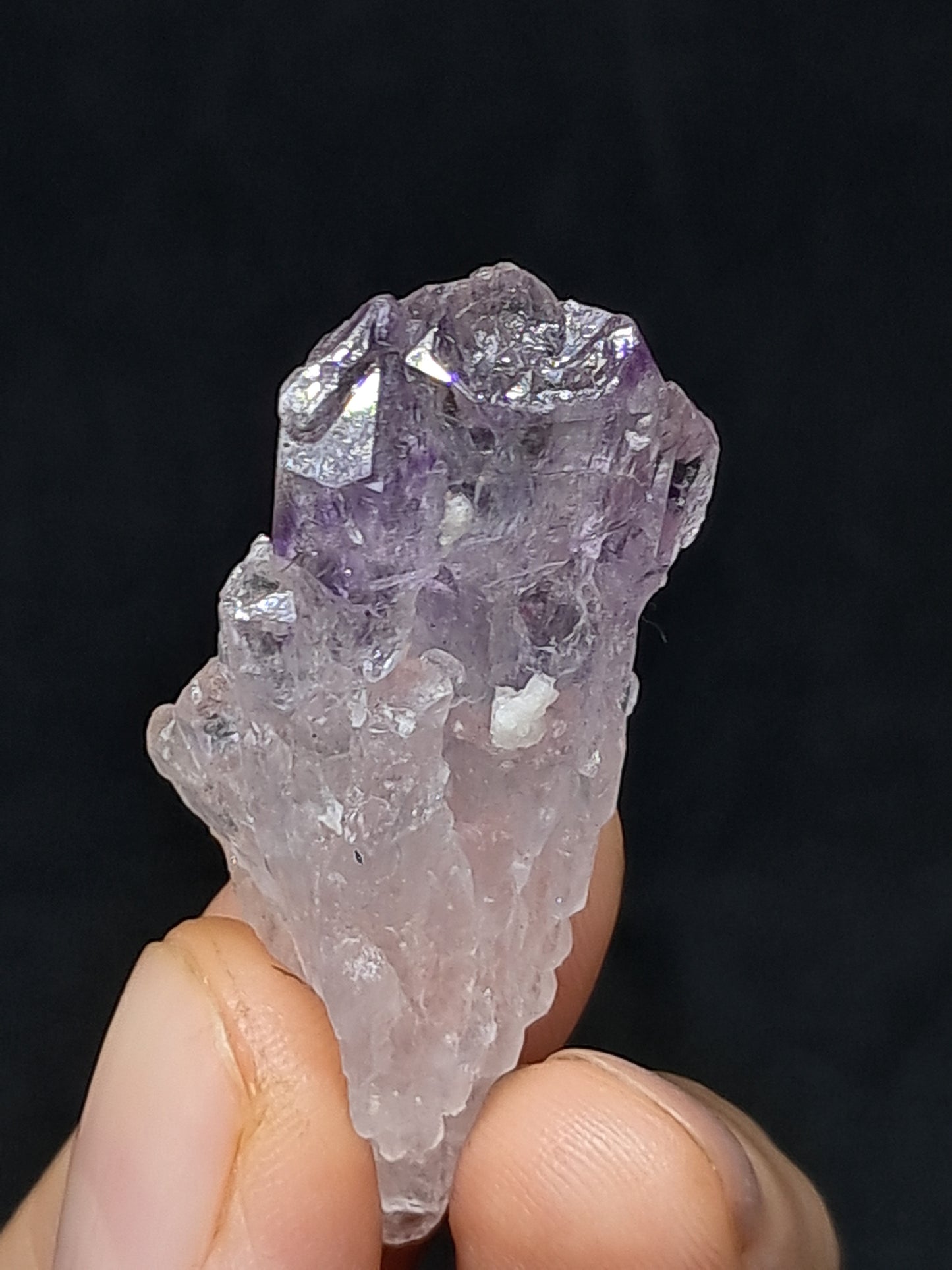 Elestial Amethyst (Karur) | Rough Crystal | Natural Stone | Mineral Specimen #KA134