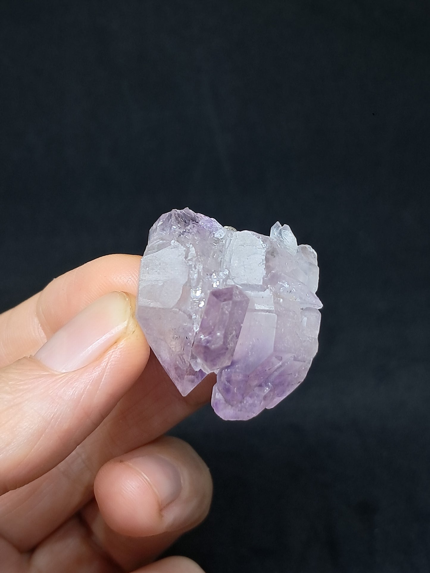 Amatista en racimo (Karur) | Cristal en bruto | Piedra natural | Ejemplar mineral n.° KA126