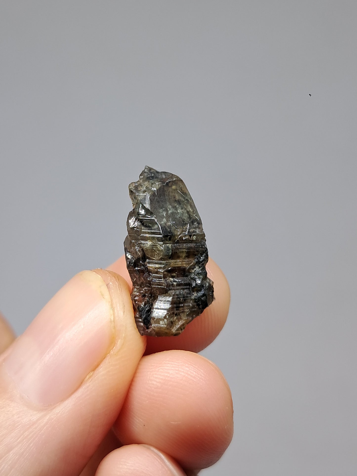 Natural Green Sapphire Crystal (Karur) Rough Stone | Mineral Specimen #SP32