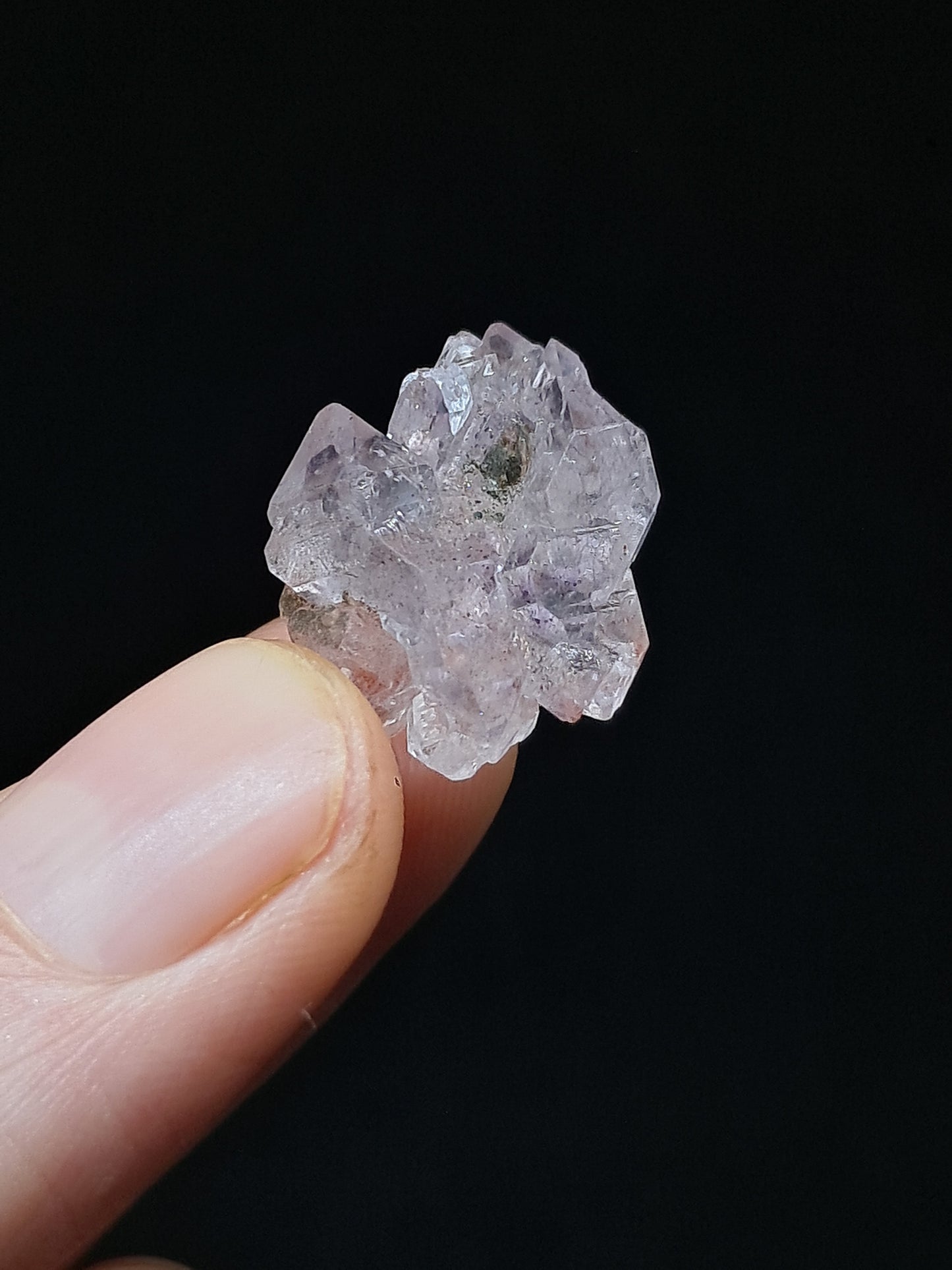 Amatista "Super Seven" Elestial (Karur) | Cristal en bruto | Piedra natural | Ejemplar mineral n.° KA108