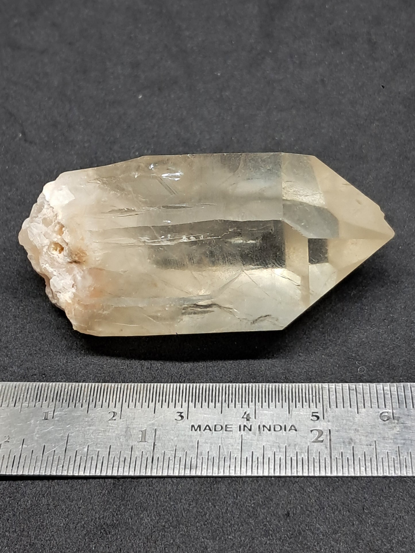 Natural Citrine "Kundalini" (Democratic Republic of Congo) Crystal Point | Mineral Specimen #CTN18