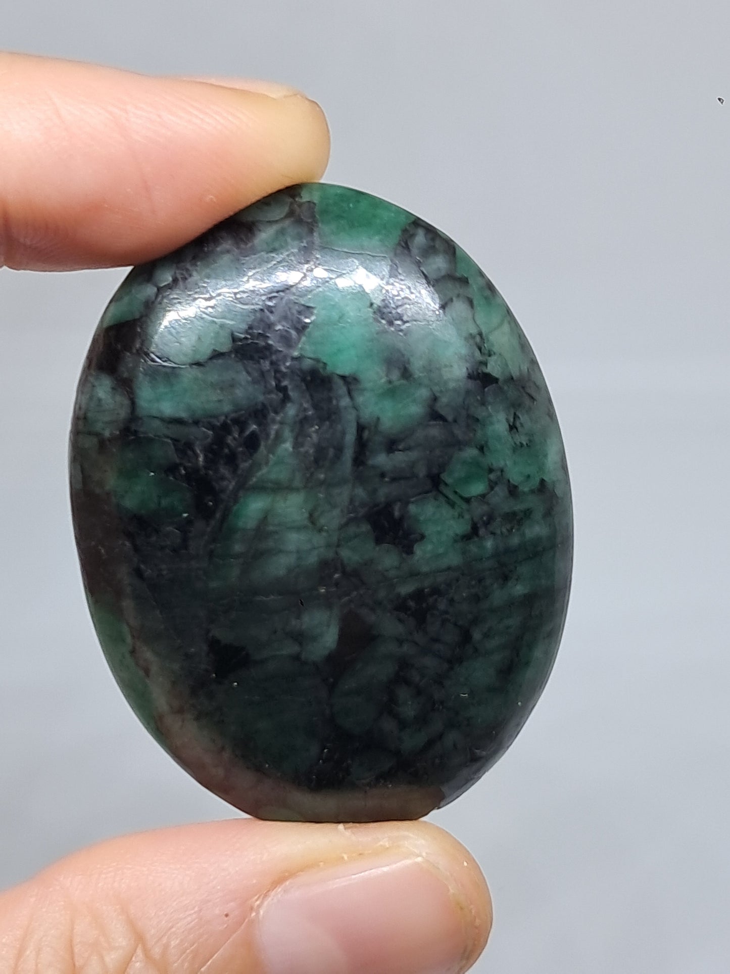 Emerald Palmstone | Polished Stone | Natural Crystal #EM4