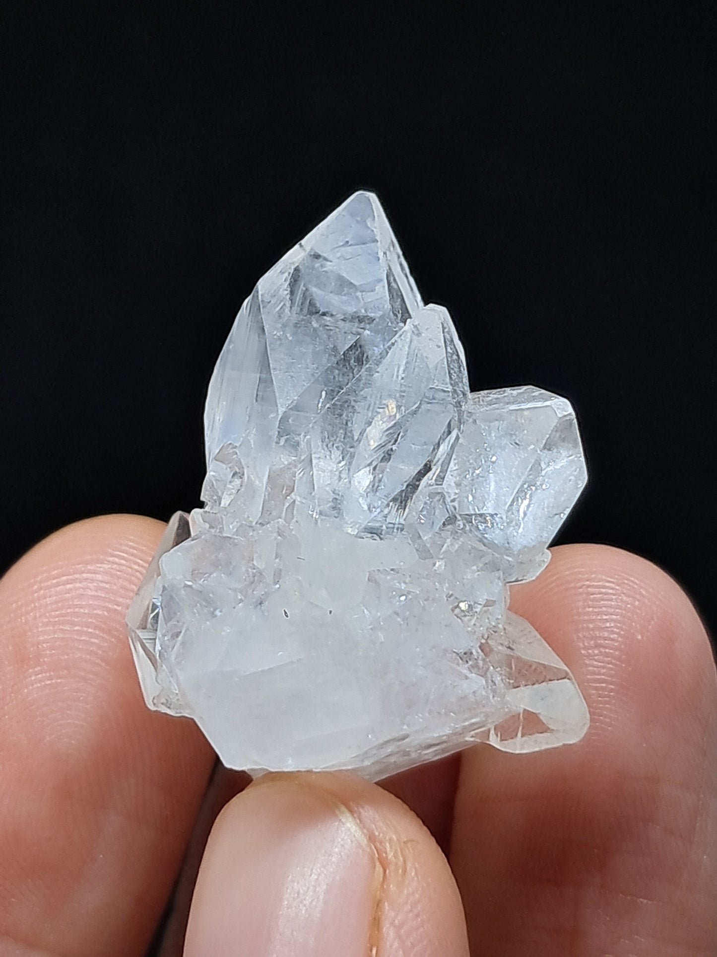 Clear Apophyllite Cluster (Ajanta) Natural Crystal | Mineral Specimen #AP53
