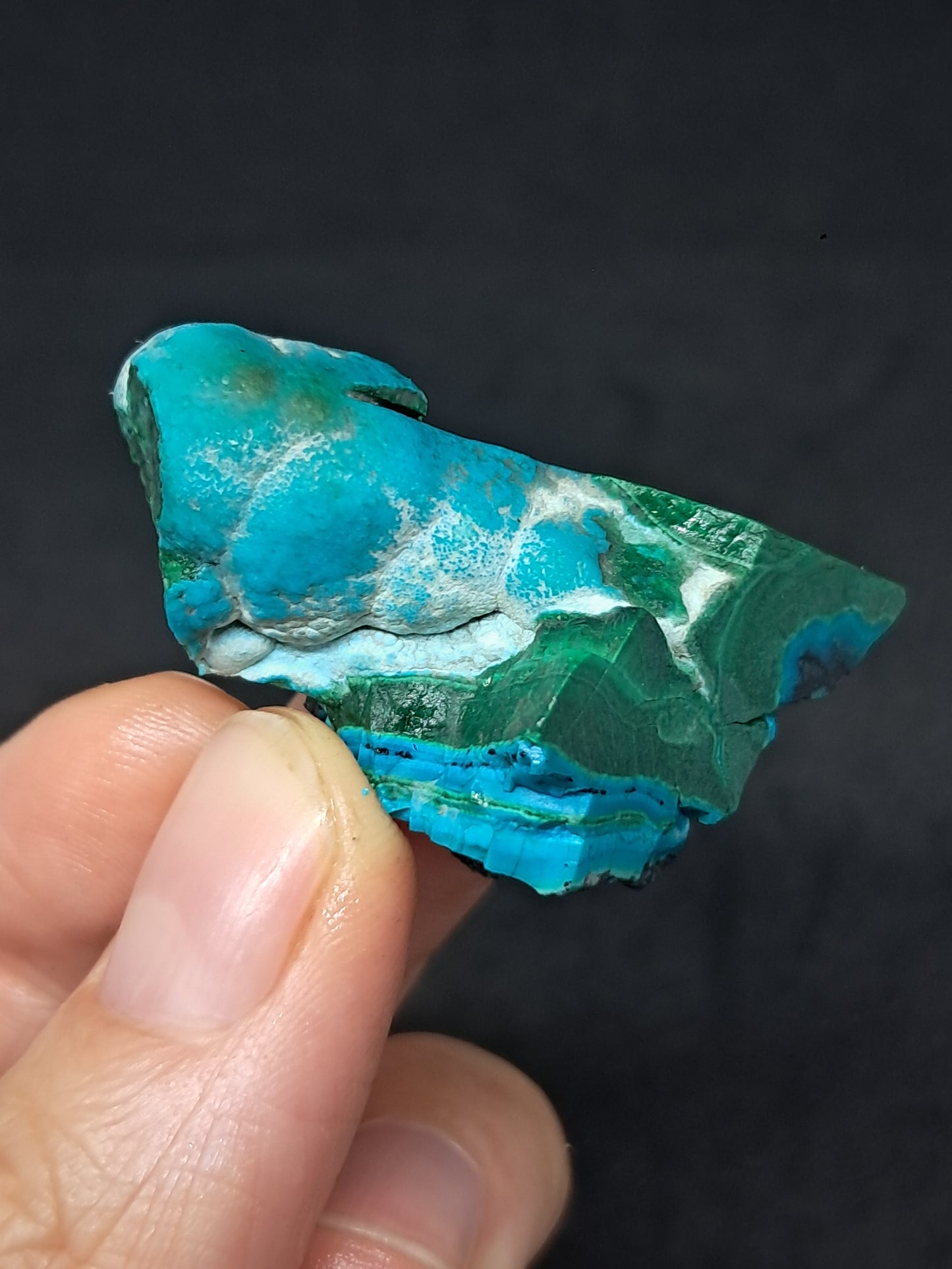 Chrysocolla Malachite (Democratic Republic of Congo) Raw Stone | Rough Crystal | Natural Mineral Specimen #CM5