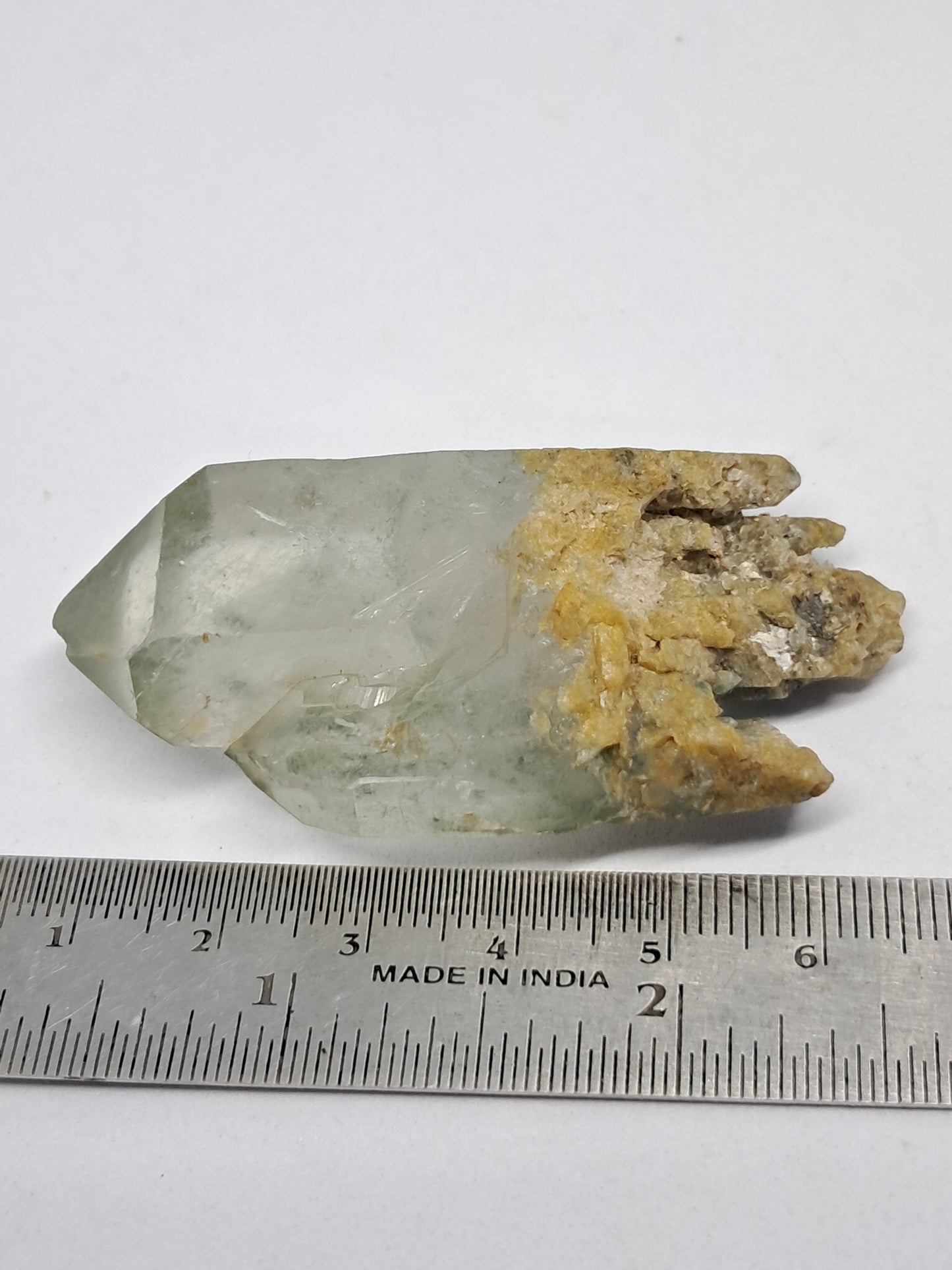 Chlorite Quartz Self-Healed Point (Himachal Pradesh) Rough Stone | Twinned Natural Crystal | Mineral Specimen | Chamanic Garden #CQ3