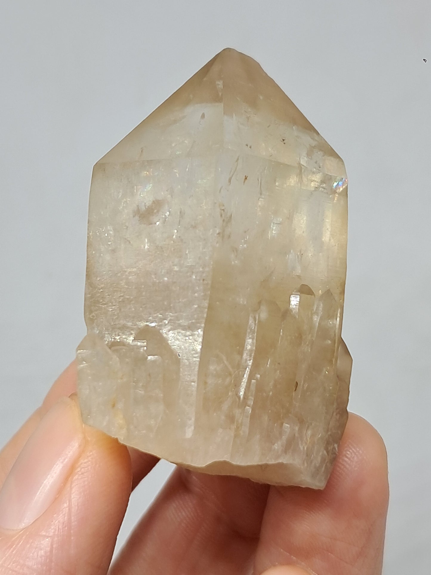 Natural Citrine "Kundalini" (Democratic Republic of Congo) Crystal Point | Mineral Specimen #CTN22
