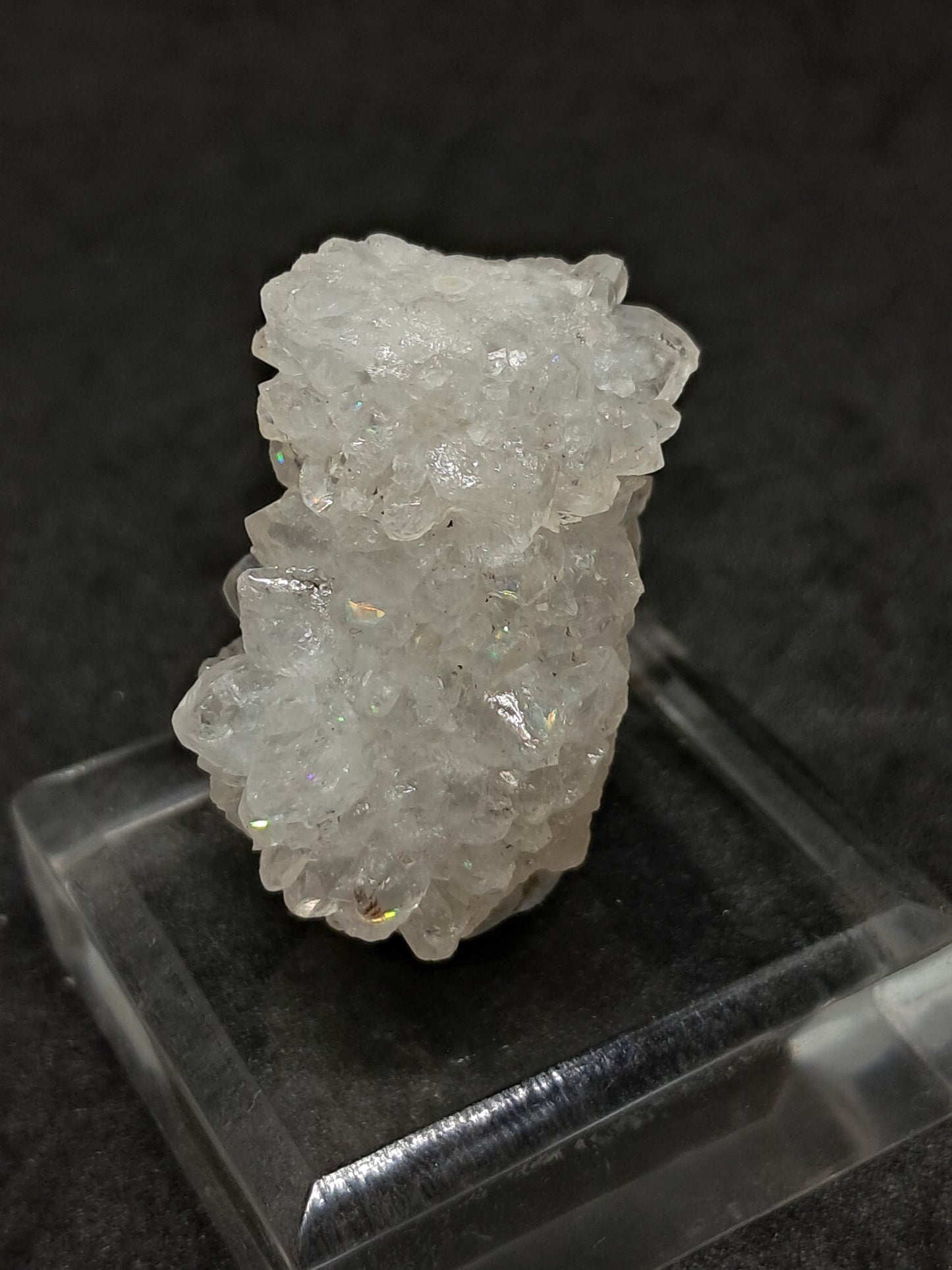 Iris Quartz Stalactite (Anandalite) *high iridiscence* (Non-precious stone) #AQ28